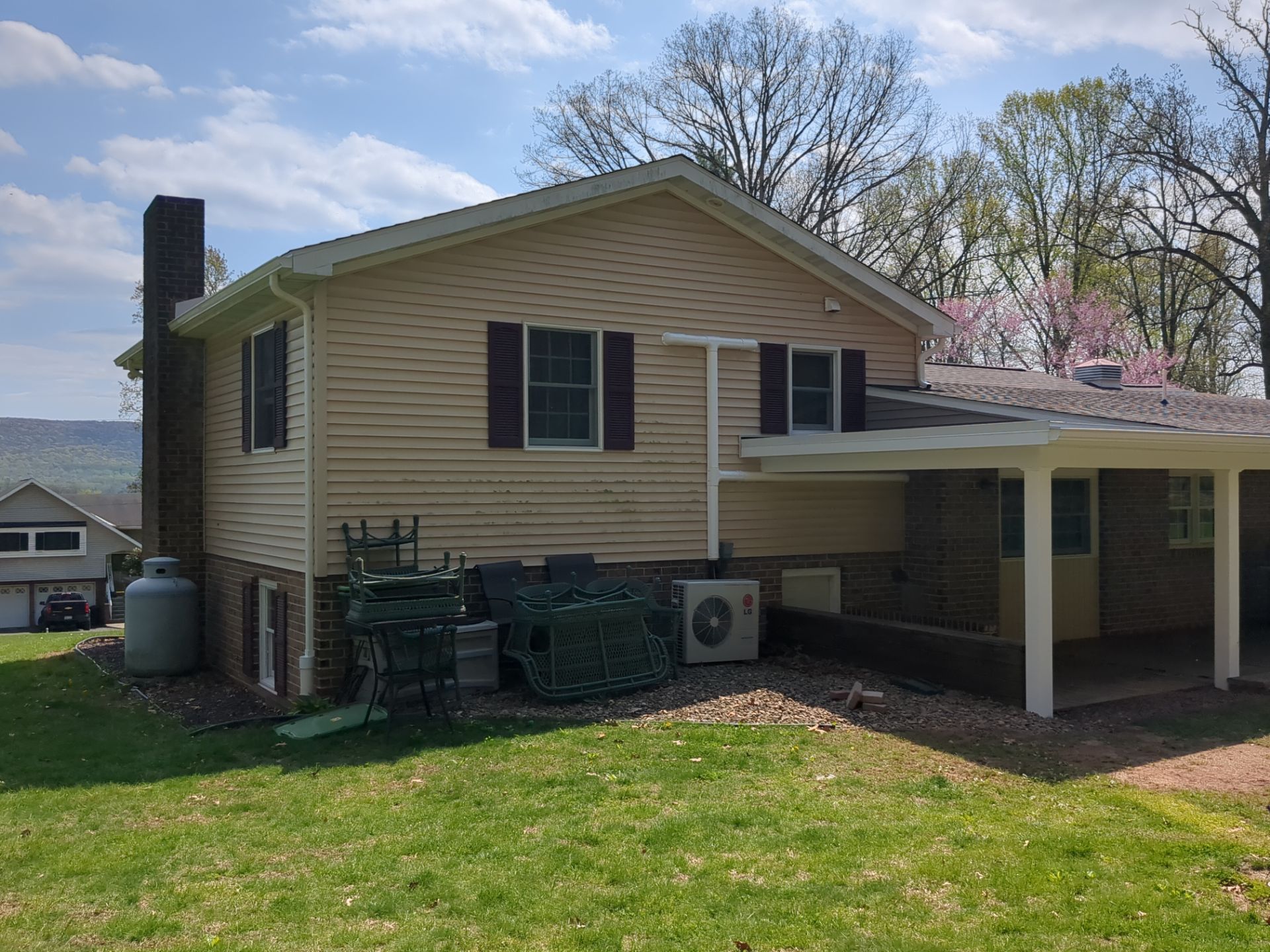 GAF Timberline Shingle Replacement and Porch Roof Construction in Tower City by Esh Builders