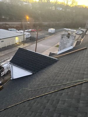 Residential Roofing Installation using GAF Timberline HDZ Charcoal