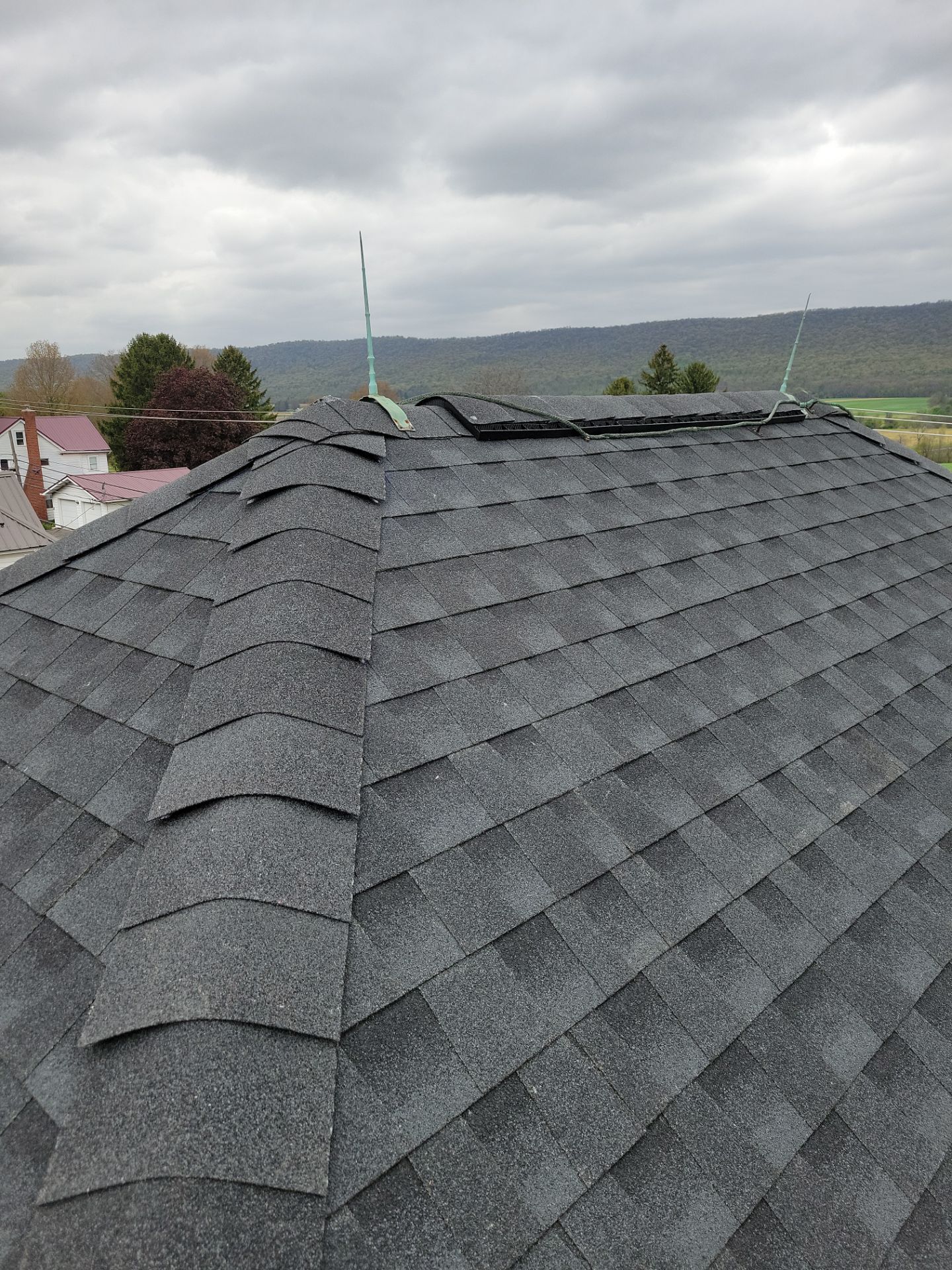 Architectural Shingle Roof Replacement and Skylight Integration in Hegins by Esh Builders
