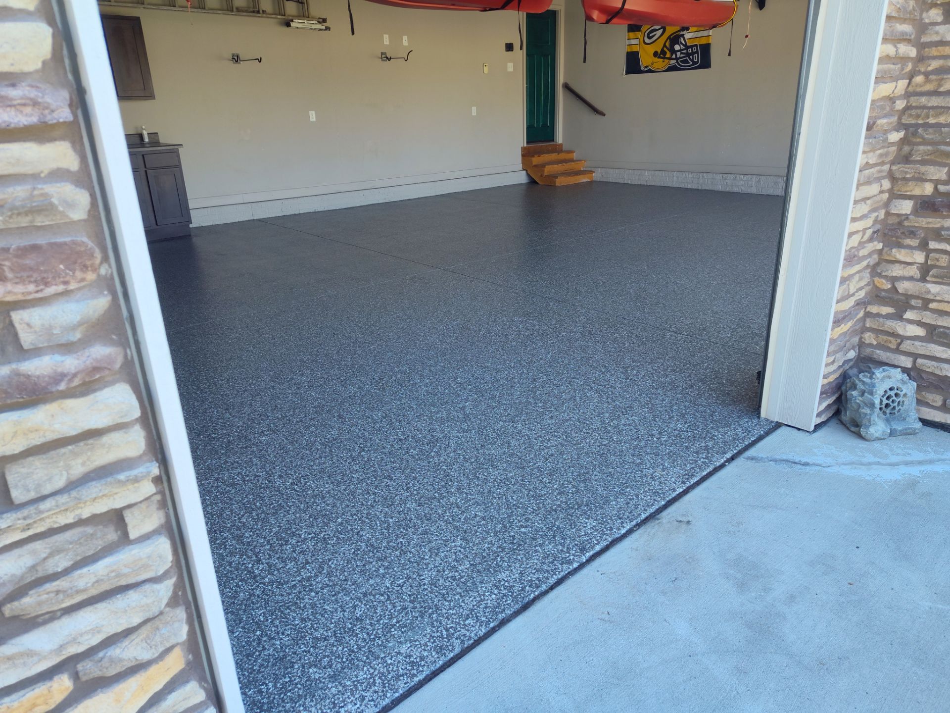 Another Garage Protected from Rock Salt & Chemicals by Revival Concrete Coatings