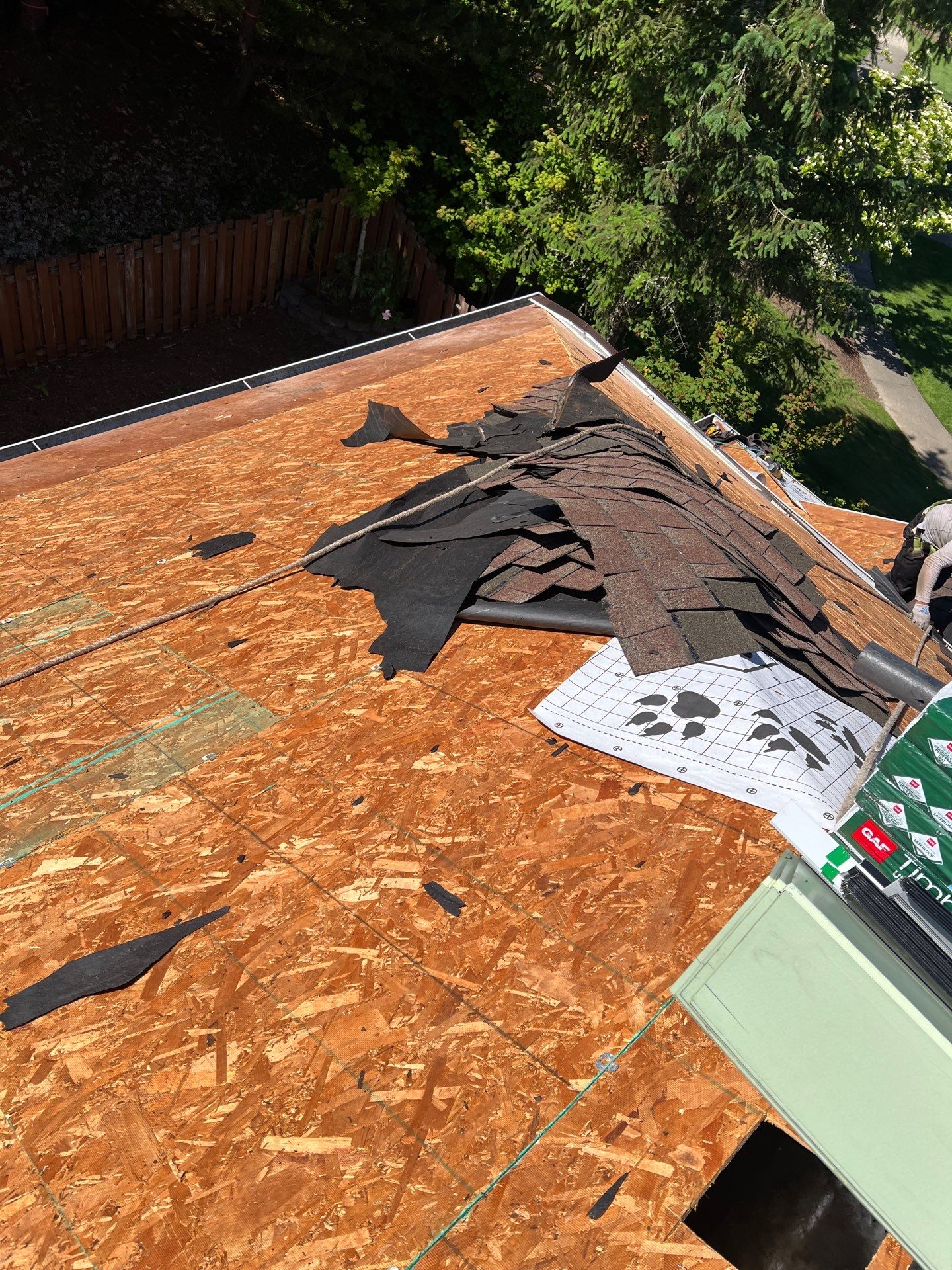 Residential Roofing Installation using GAF UHDZ Shingles by Roofing Formula LLC