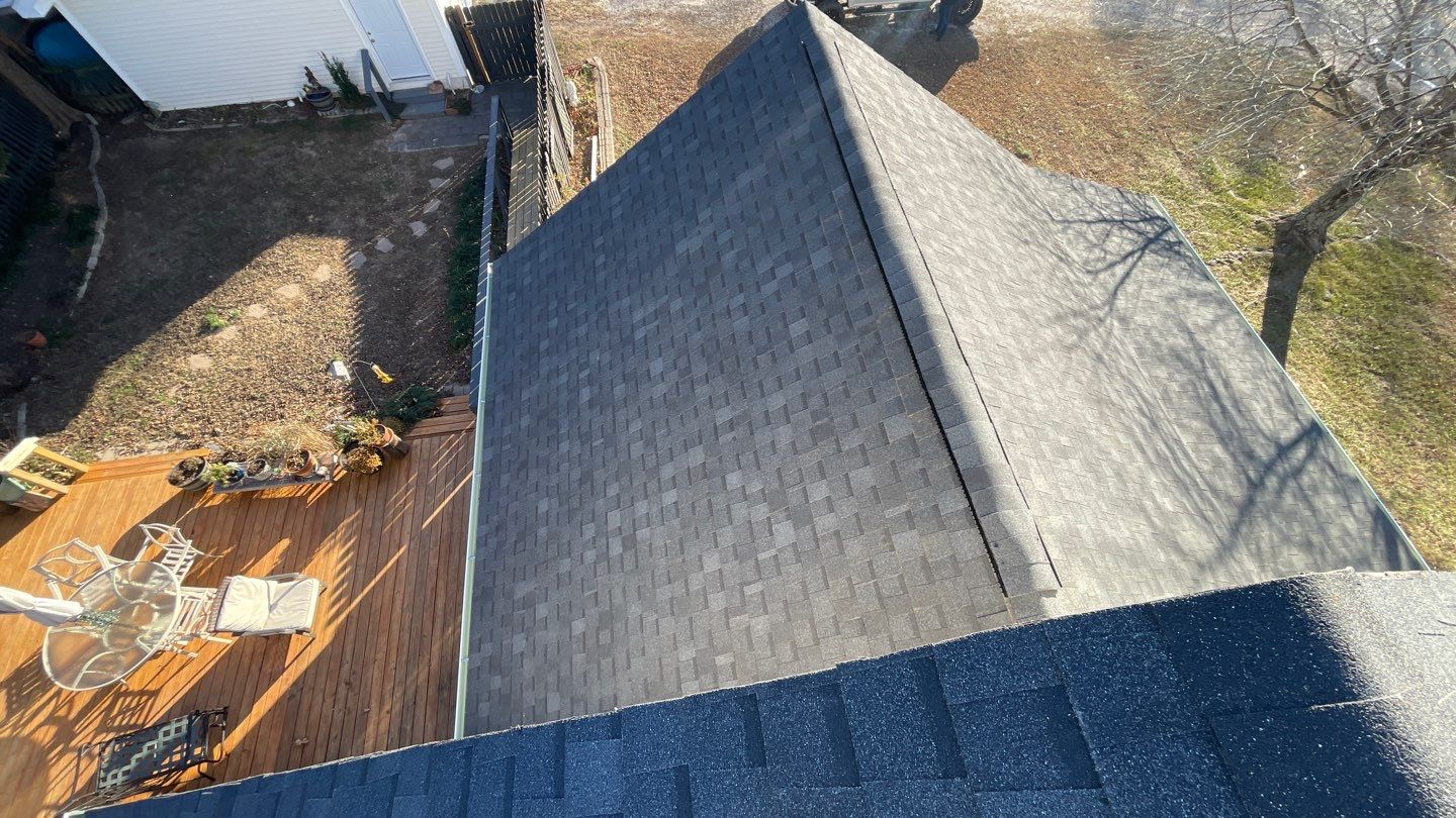 Residential Multi Structure Roof + Gutters & Downspouts Install  by Titan Commercial & Residential Roofing 