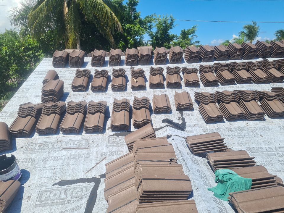 Residential Roofing Installation using Eagle Roofing Tile by BLUES BROTHERS ROOFING