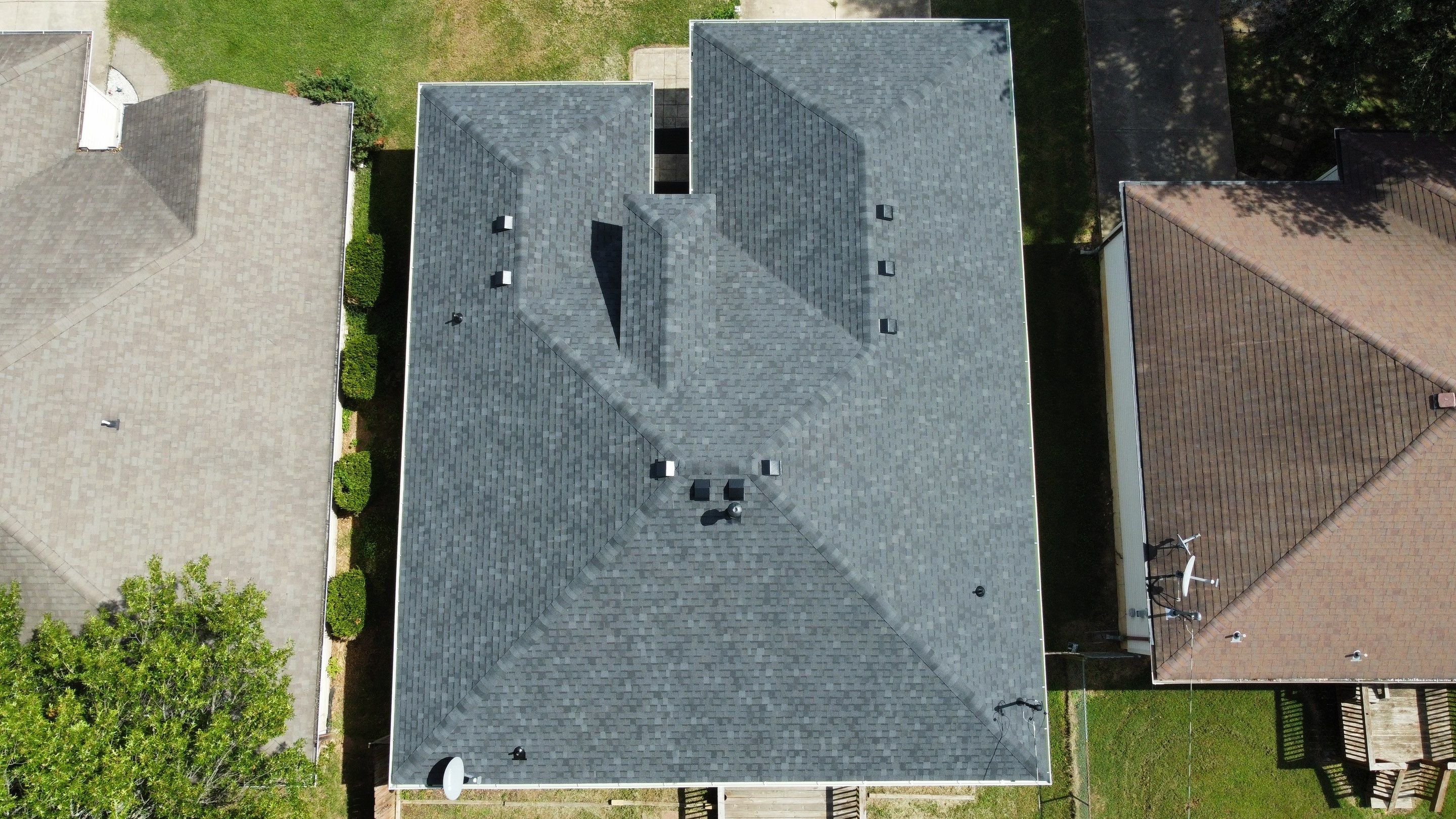Residential Roof + Gutters & Downspouts Install  by Titan Commercial & Residential Roofing 