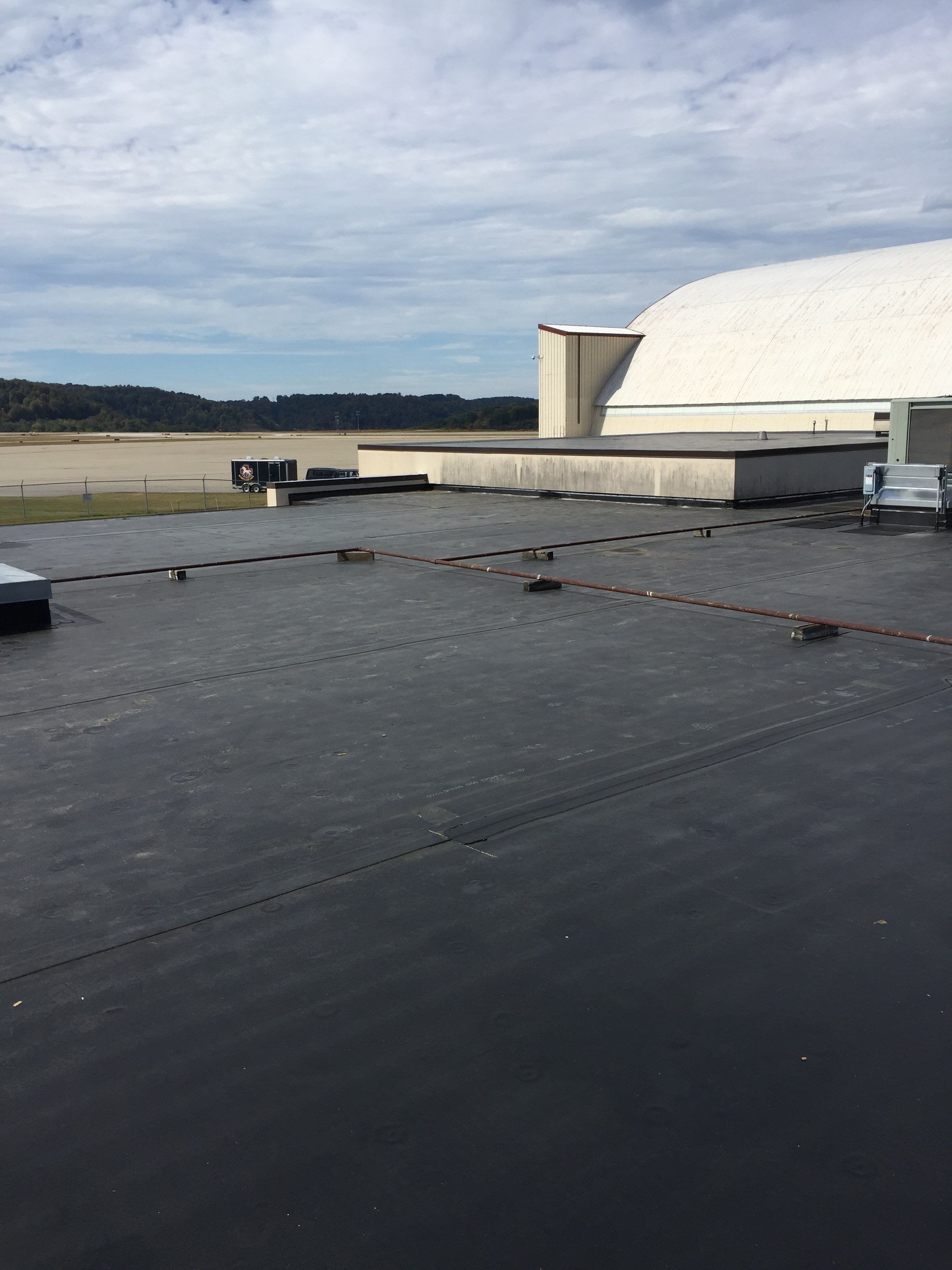 Commercial Rubber Roofing  using Carlisle Rubber Roofing System by Secure Construction Company Inc