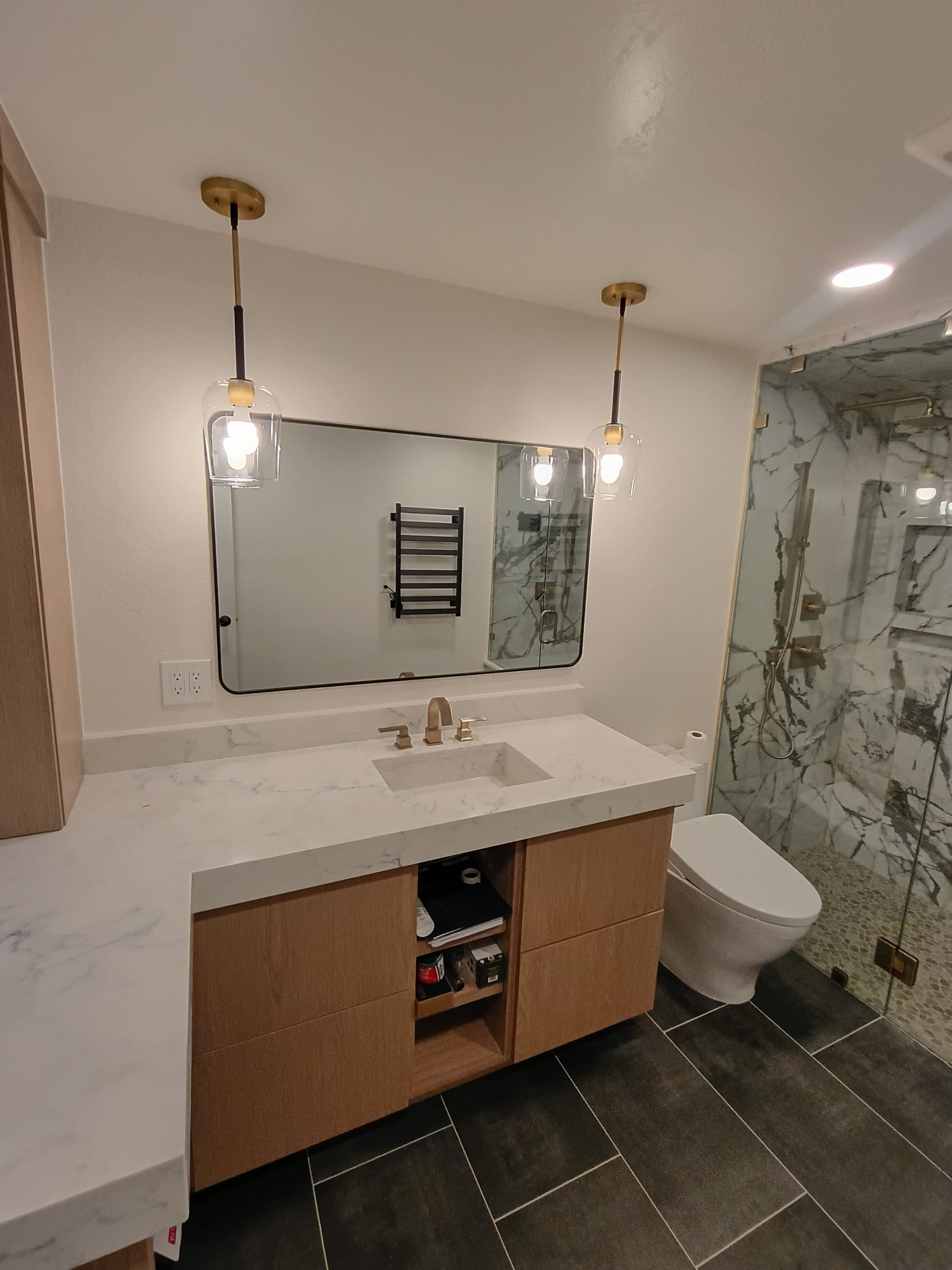 Boerne Master Bathroom Remodel with Custom Walk-In Shower by Legacy Bath and Kitchen