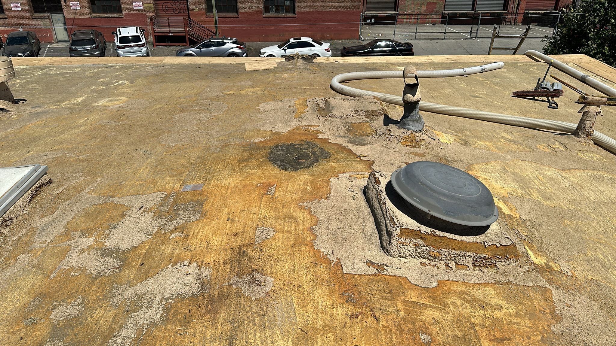 Foam Refurbish using Conklin Benchmark/PUMA XL coatings and spray foam by Straight Edge Roofing Inc