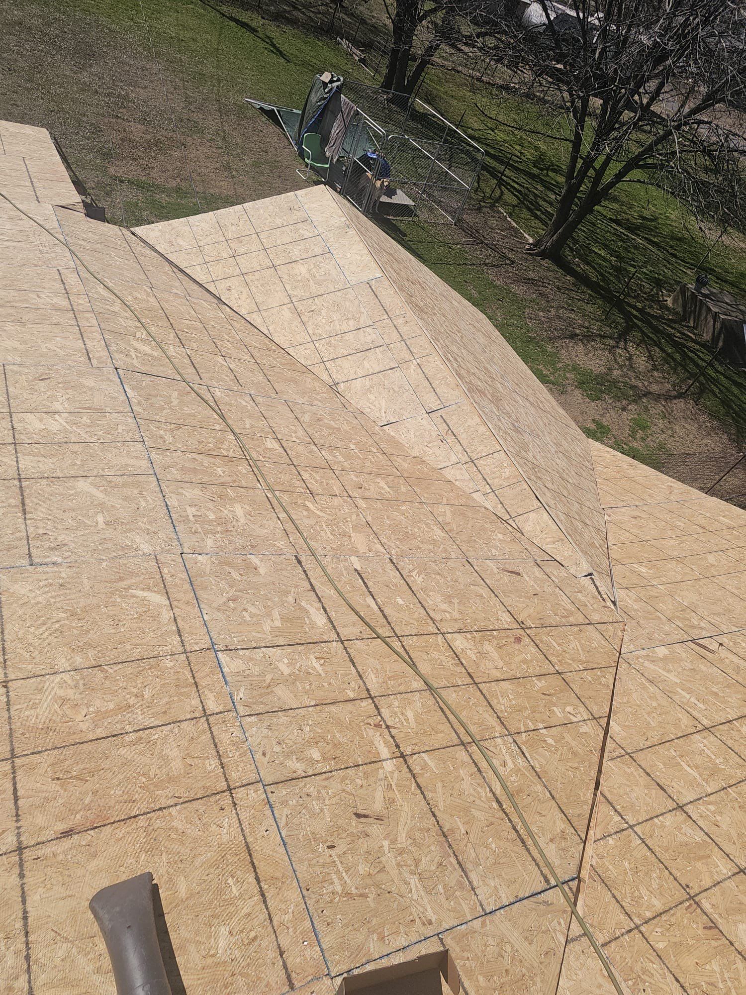 Storm damage restoration project by In & Out Construction & Remodeling, LLC