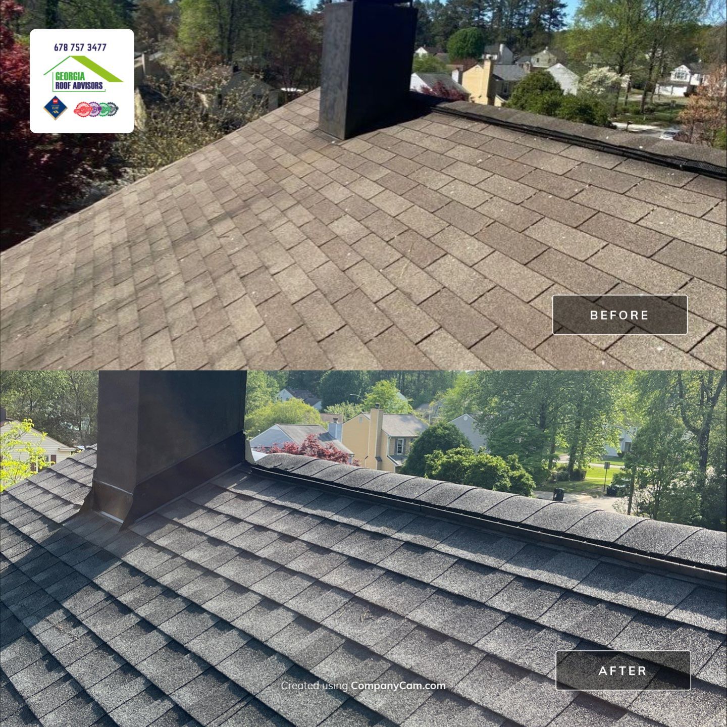 Expertly installed Ridges by Georgia Roof Advisors