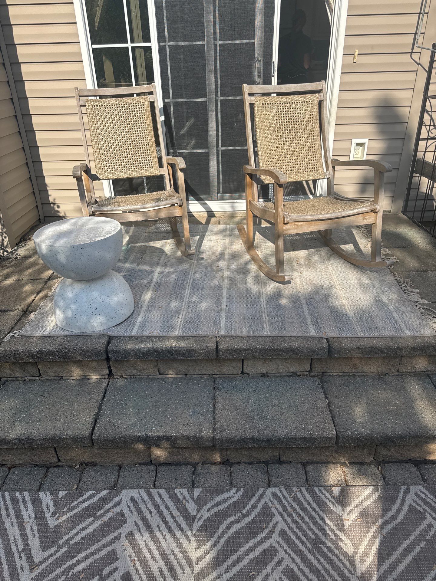 Backyard Retreat: Techo-Bloc Patio + Firepit Lounge by Saylor’s Lawn & Landscape