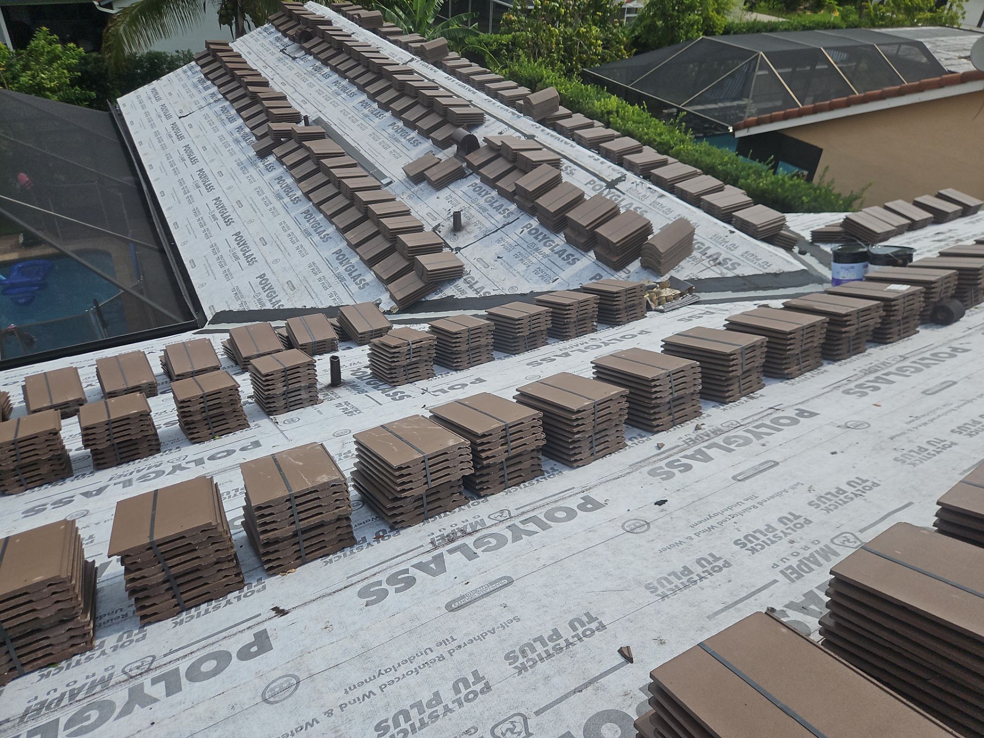 Residential Roofing Installation using WestLake Roofing Tile by BLUES BROTHERS ROOFING