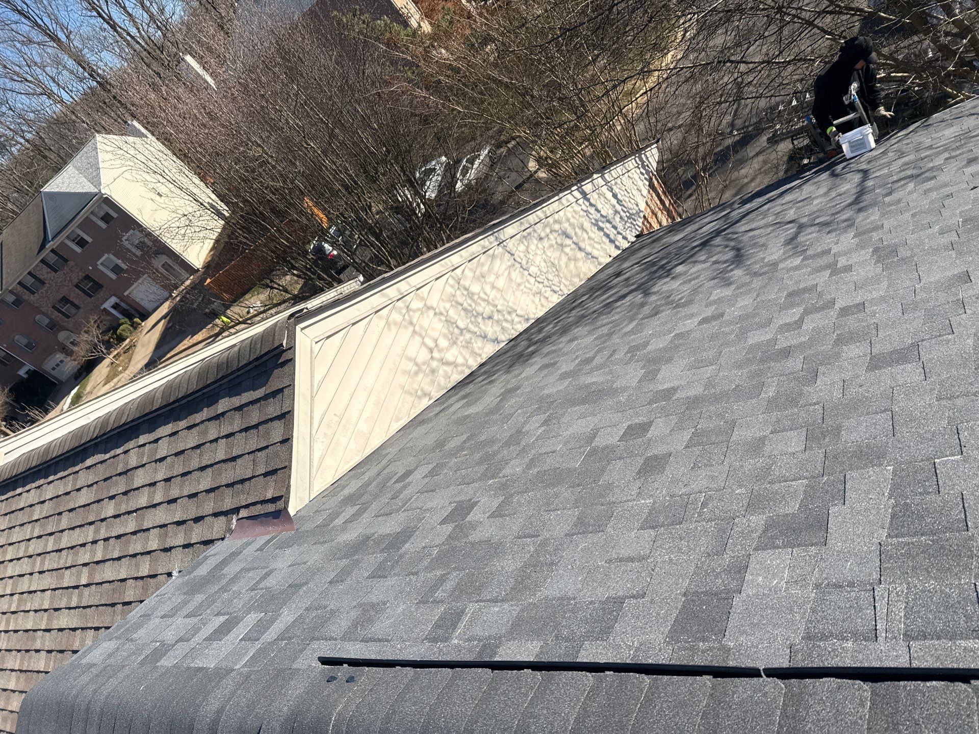 Burke: Residential Roof Replacement with CertainTeed Landmark Pro in Max Def Moire Black by RM Banning, Inc.