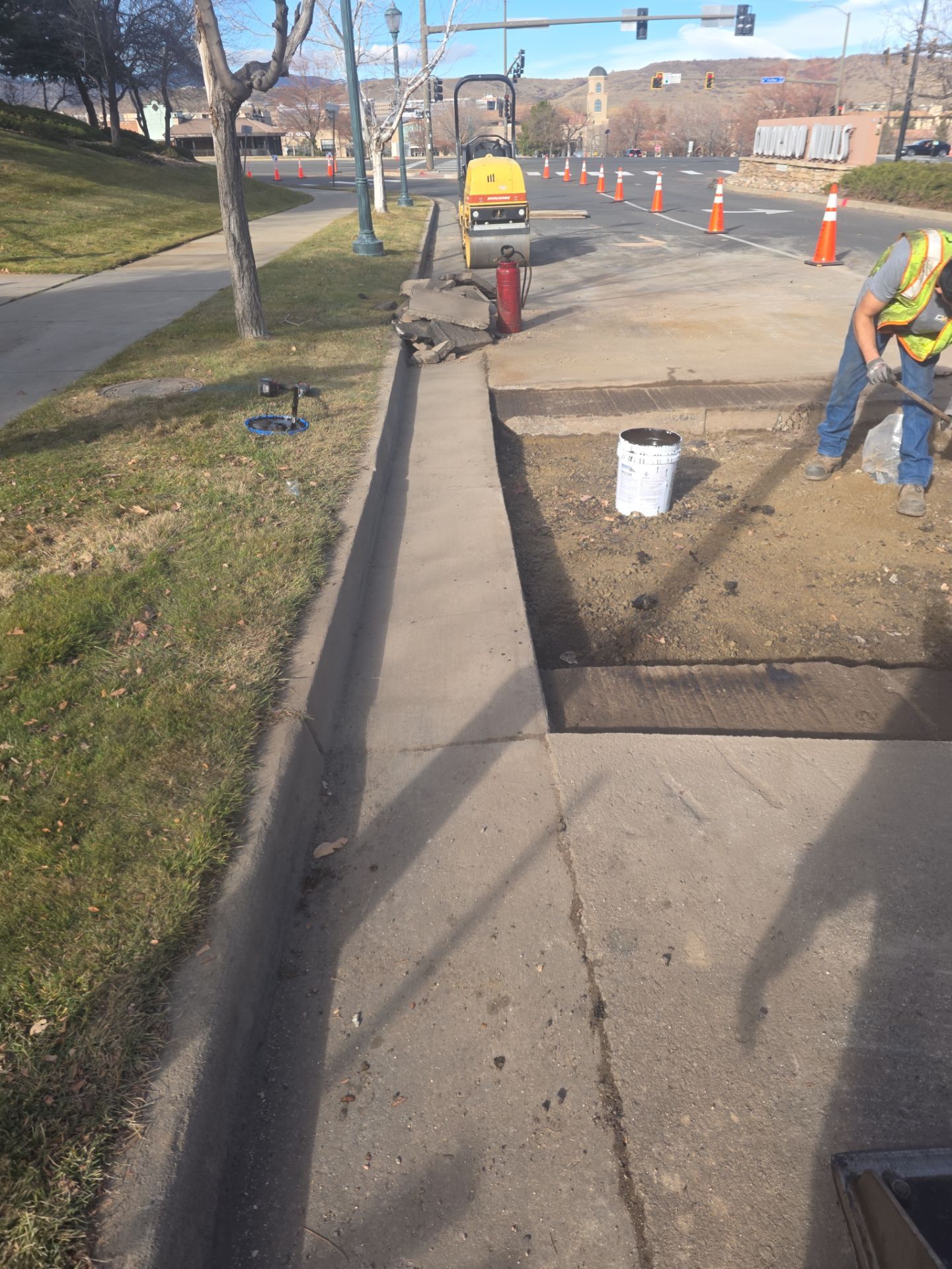 Asphalt Patching for underground project Colorado Mills by DMH Site Services