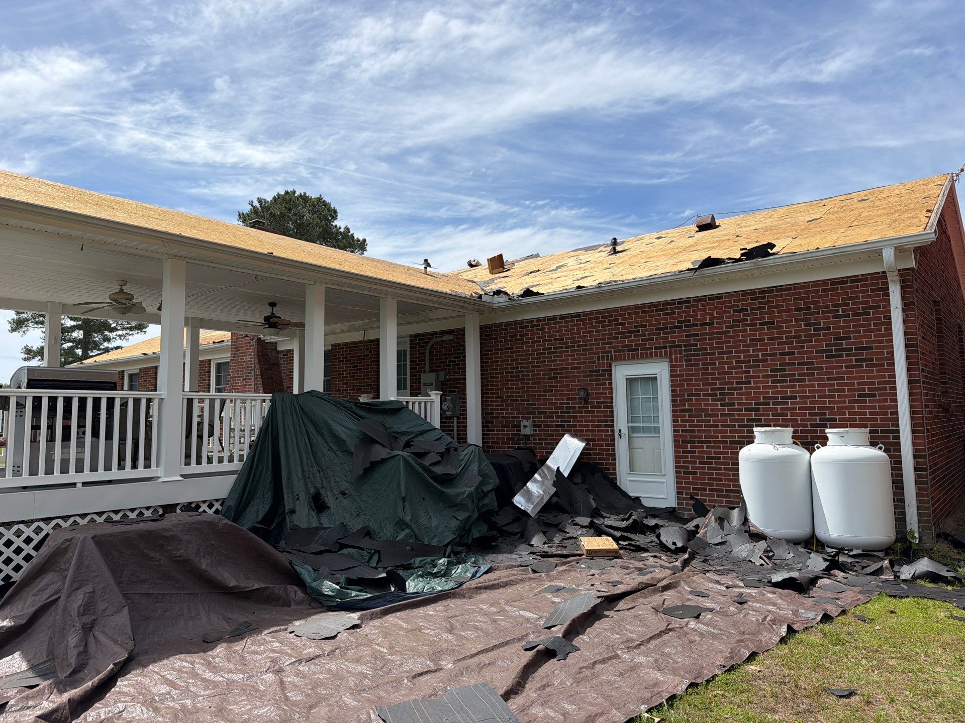 Complete Architectural Shingle Roof Replacement Project in Hudgins by Cade Construction