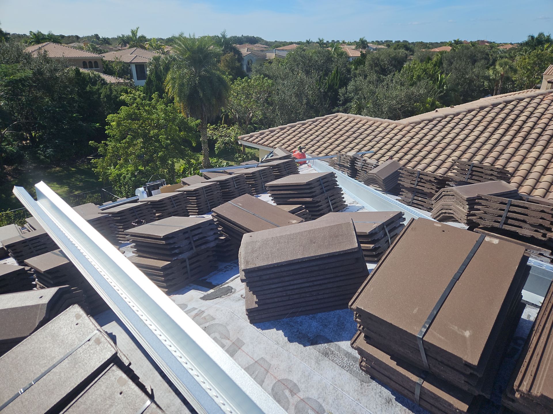 Residential Roofing Installation using WestLake Roofing Tile by BLUES BROTHERS ROOFING