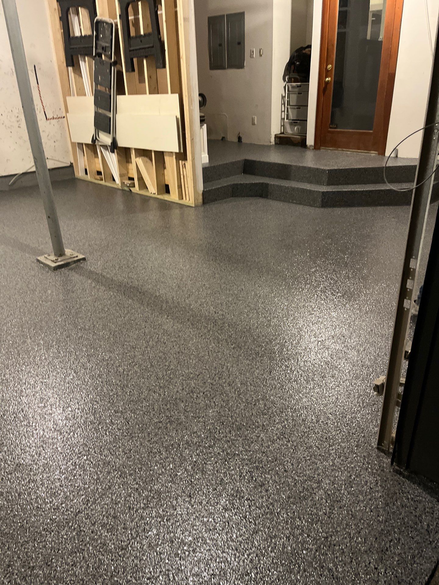 Garage Floor Coating using Nightfall by My Garage Floor Guys