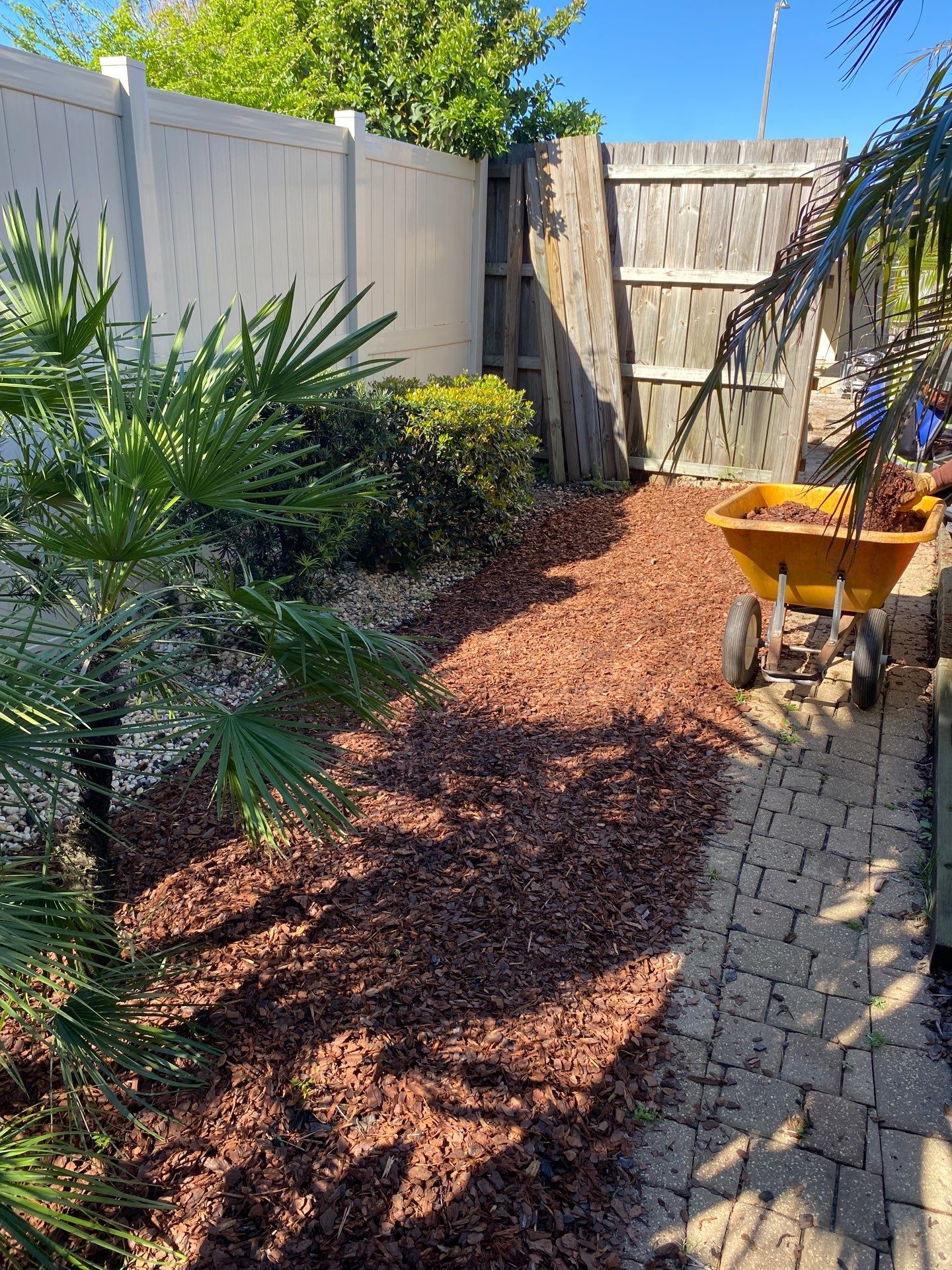 Residential | Mulch and Rock Install by ProGreen Services