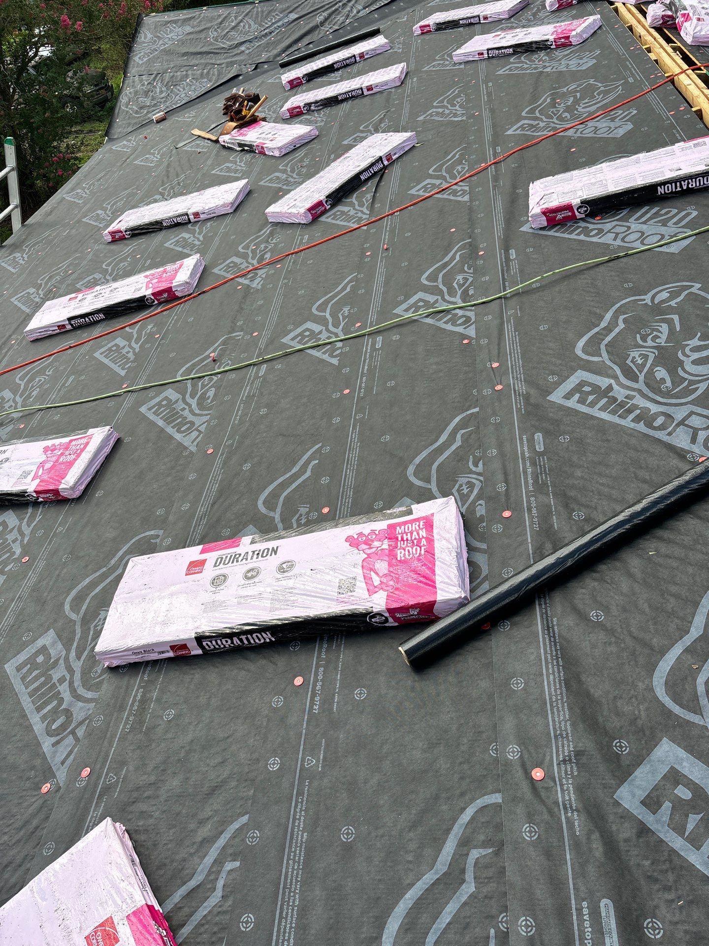 Residential Roofing Installation using Owen's Corning Duration (Lifetime) Shingles by Roof Repair Company