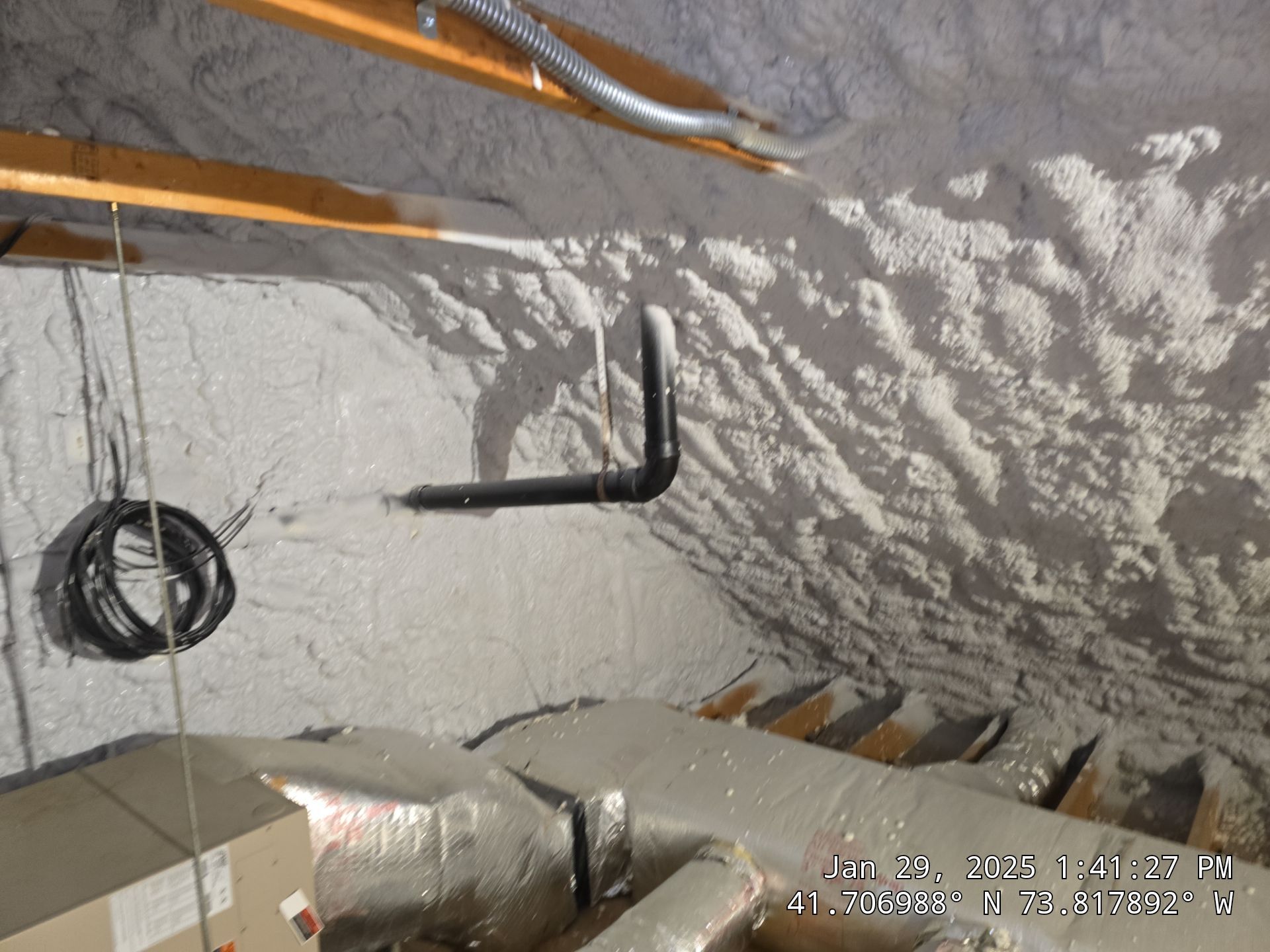 Attic Insulation using open cell spray foam by NYS Foam & Energy