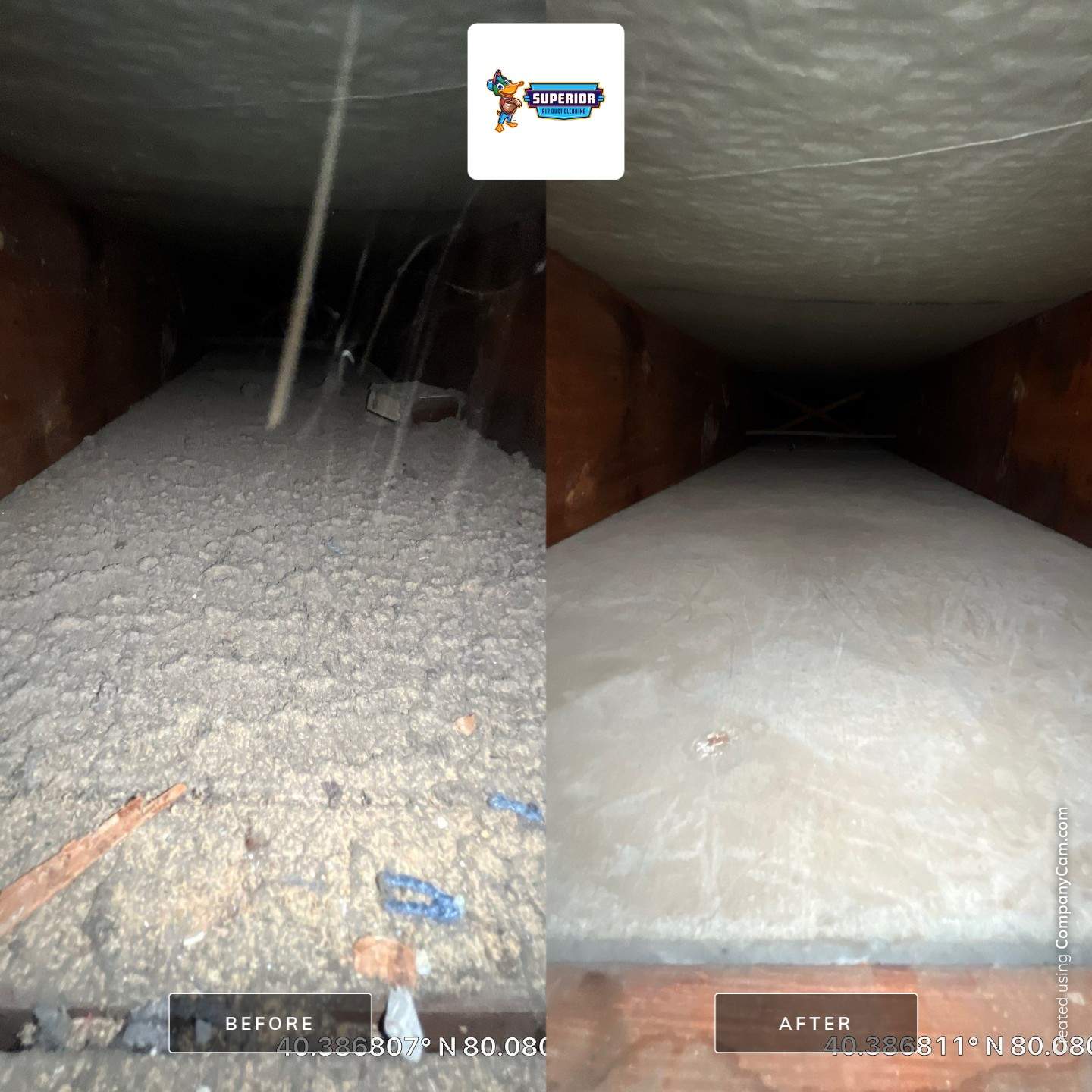 Air Duct Cleaning With a Vacuum Truck in Carnegie, PA by Superior Air Duct Cleaning