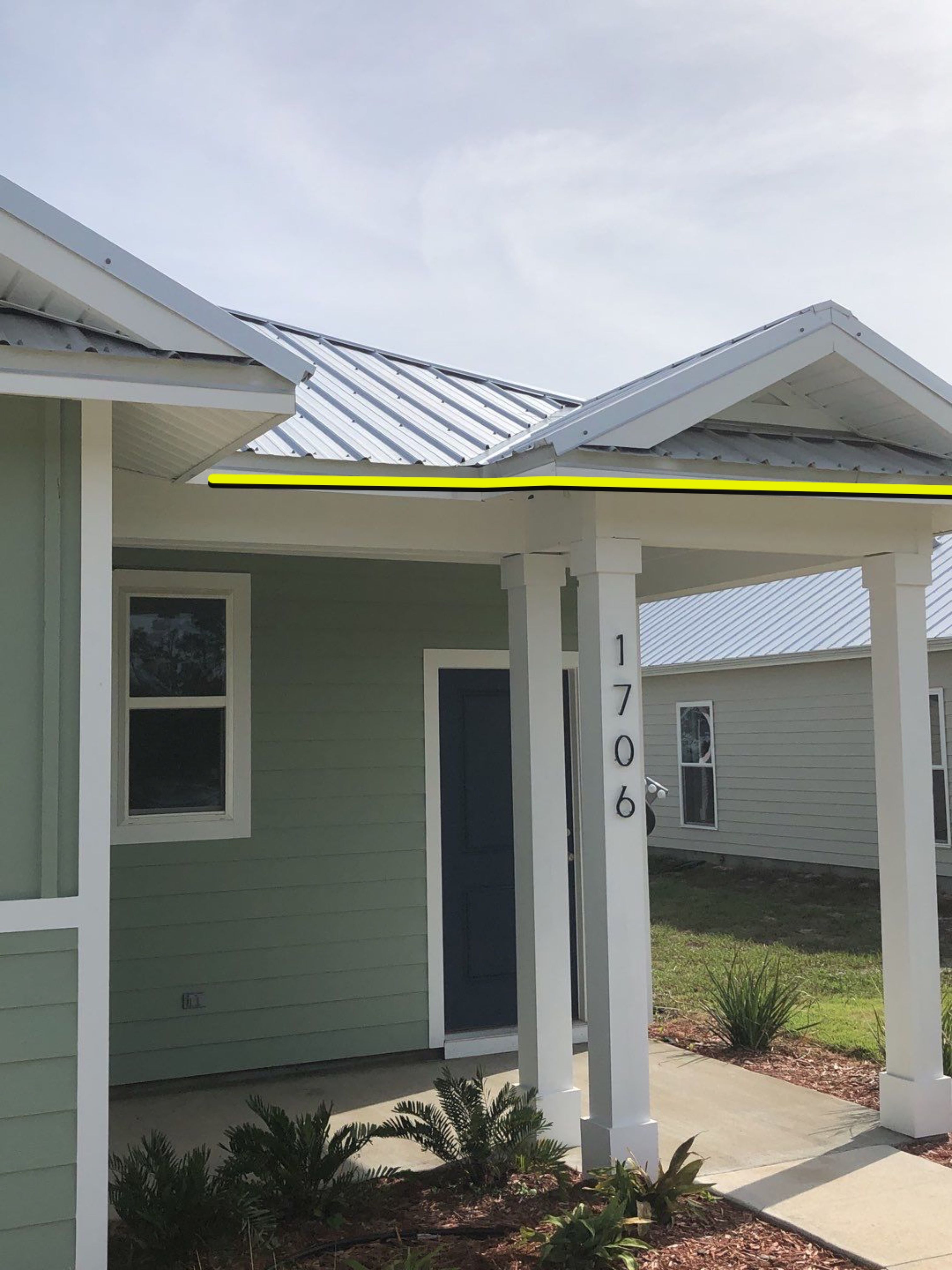 White K-Style Gutter Installation by Gutter Professors