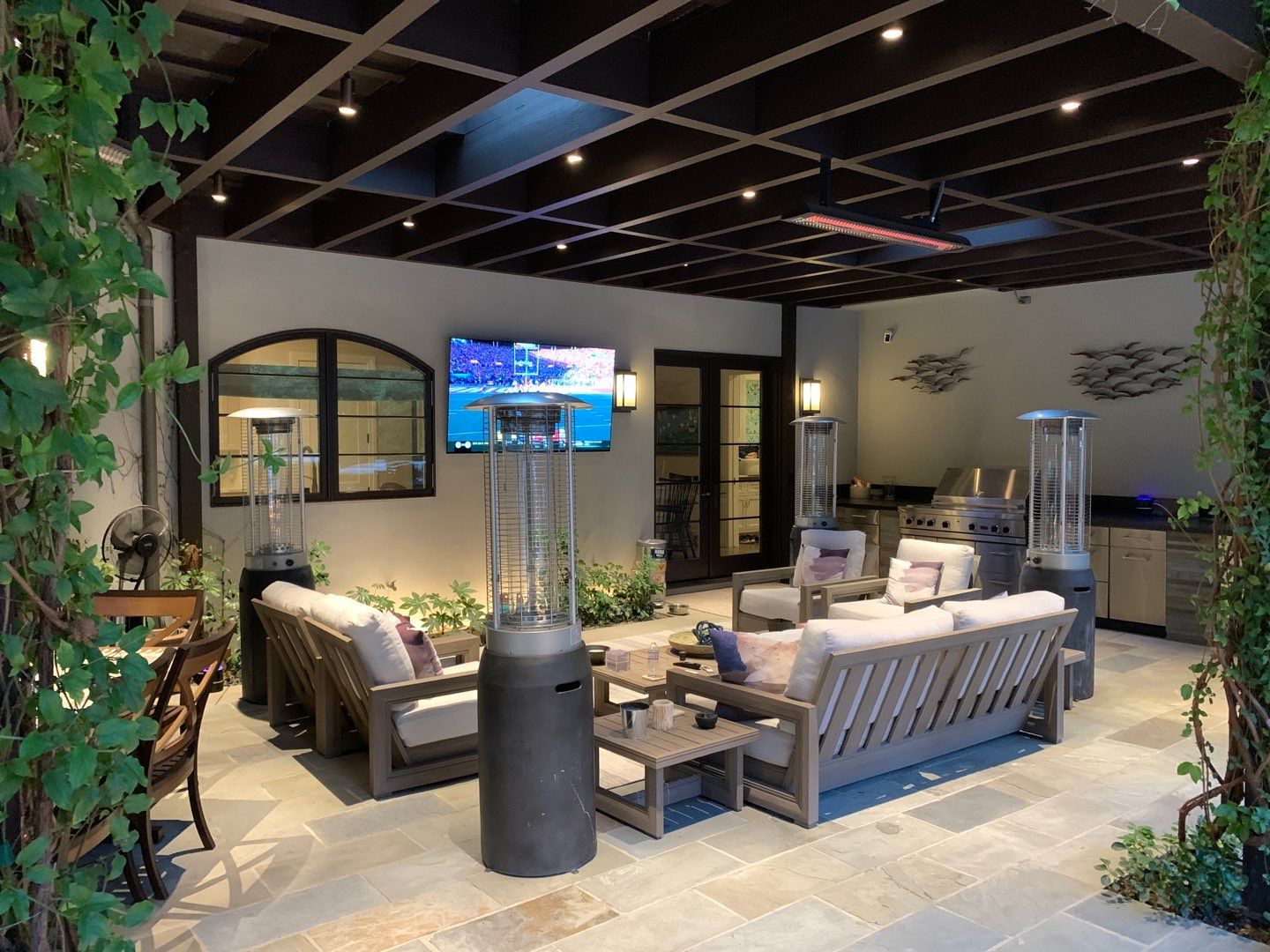 Toluca Lake Outdoor Entertainment + Landscape Lighting by Outdoor Lights + Shades