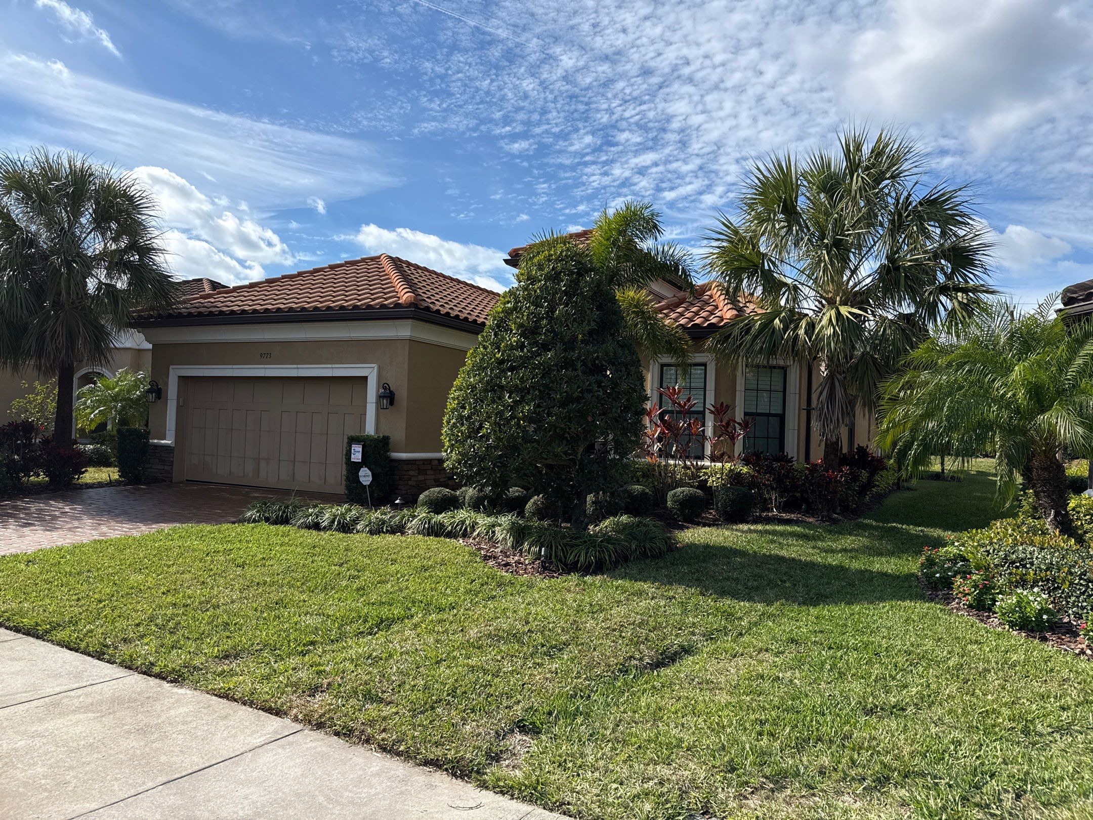 Tile Roof Cleaning (No Walking on Roof) – Artisan Lakes, Palmetto, FL by Sunshine AquaWash