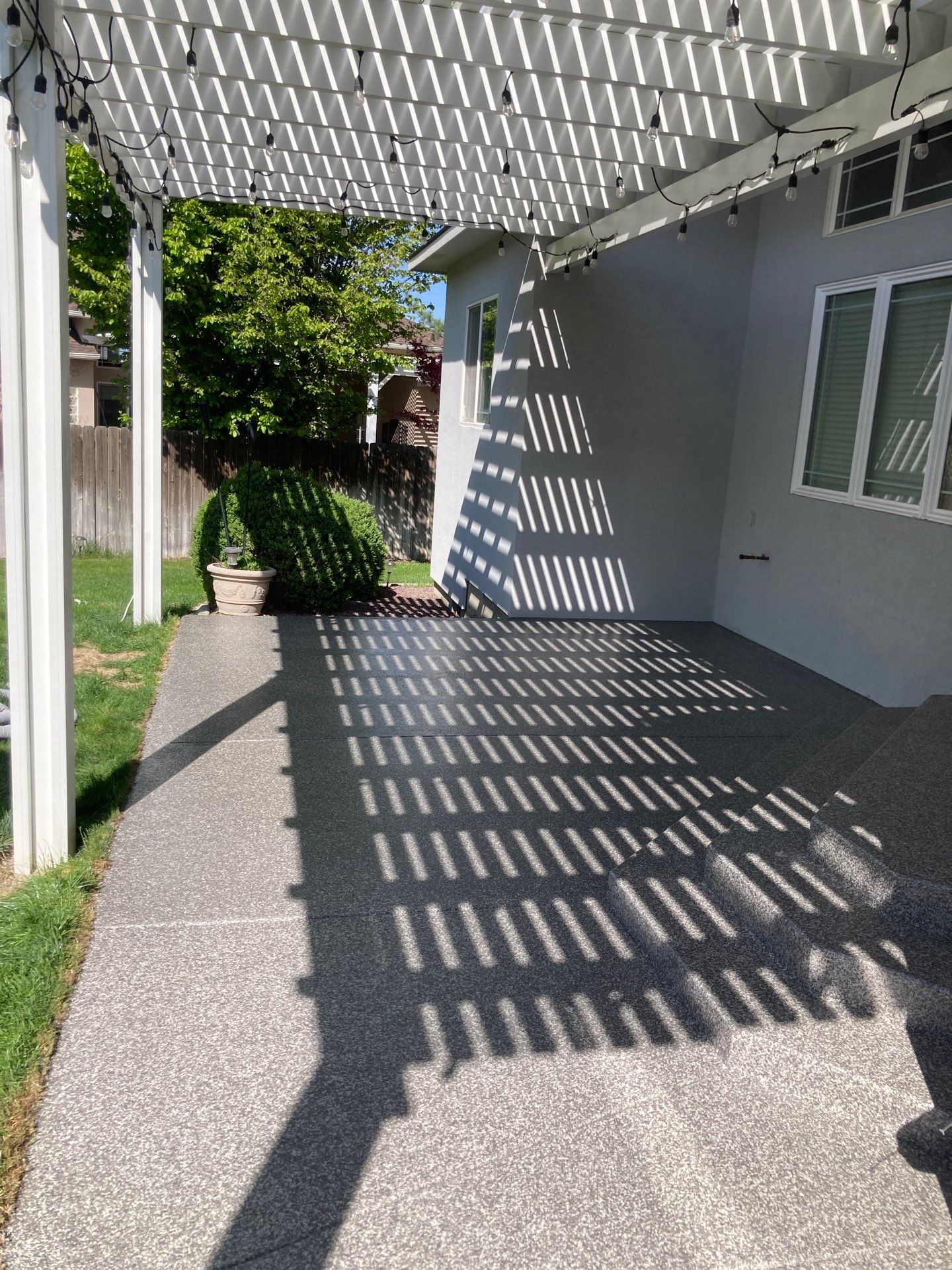Patio Transformation using Greystone 1/8" by Croc Coatings, LLC