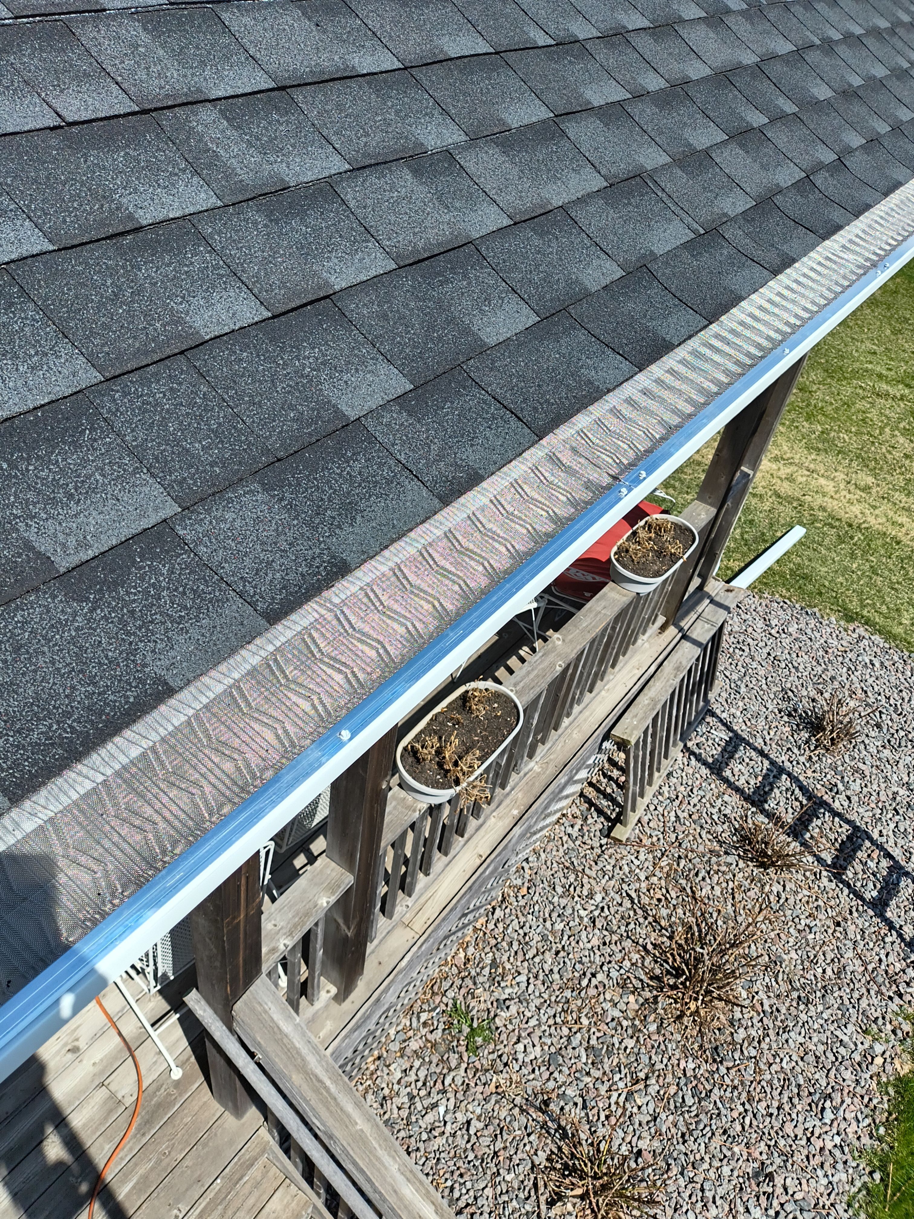 6” White Gutters & LeafBlaster Pro on 3-Story Home in St. Michael MN | by Next Level Seamless Gutters / Exteriors Inc.