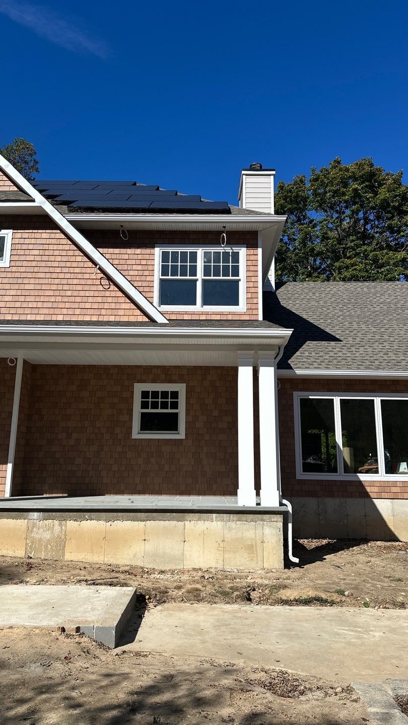 Full System Installation for Centerport  by Above All Gutters 