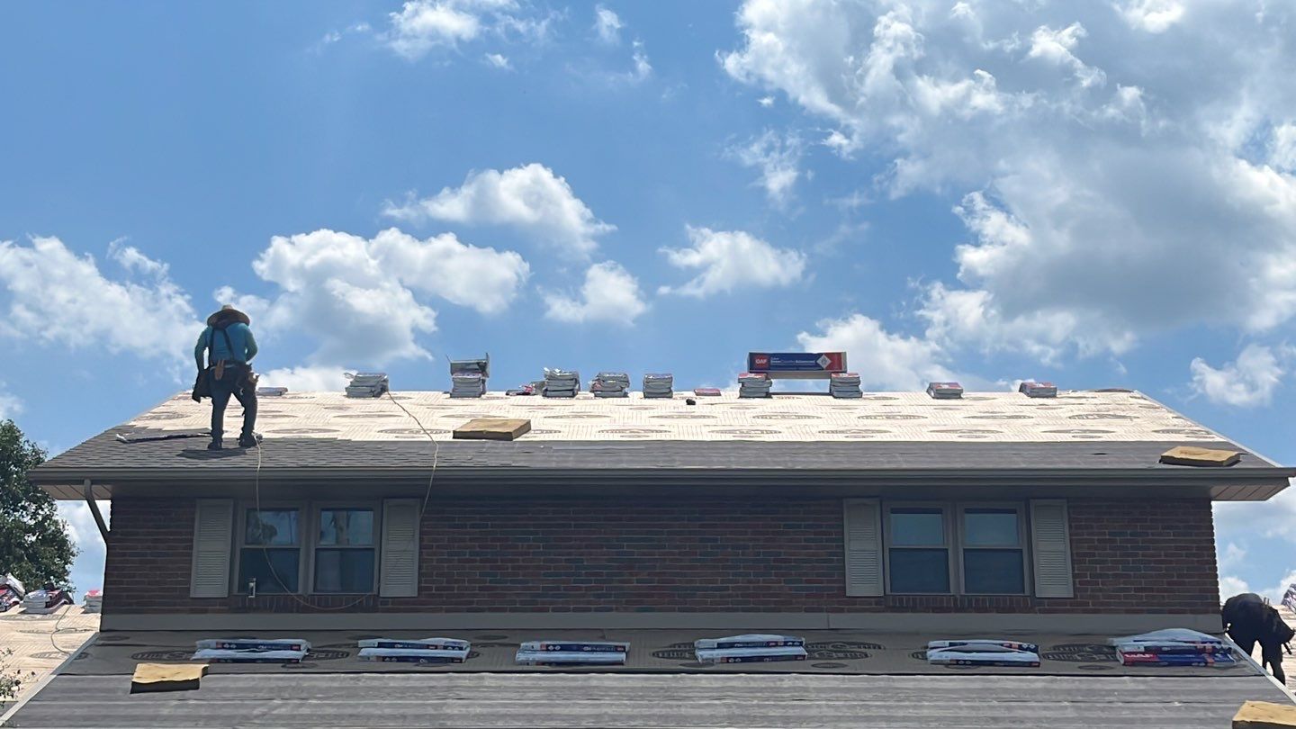 Residential Roofing Installation using GAF Timberline HDZ Weathered Wood by Nitro Roofing and Construction