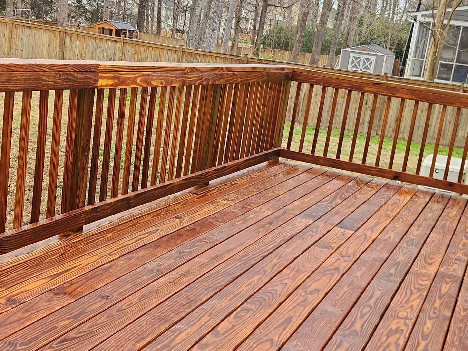 Weathered Deck using Wood Sealant by DuraSeal
