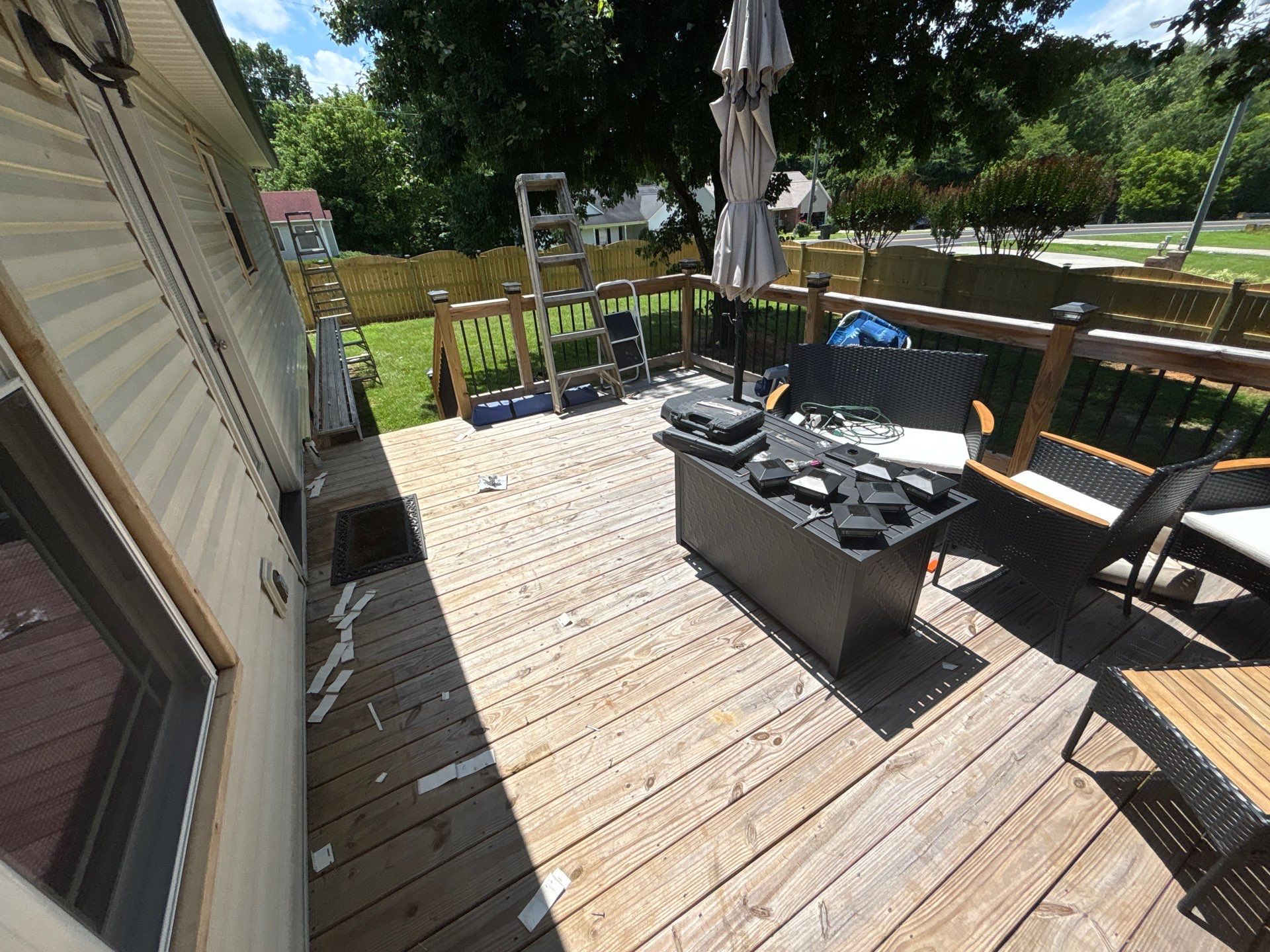 Wood Deck and Fence using Wood Sealant by DuraSeal
