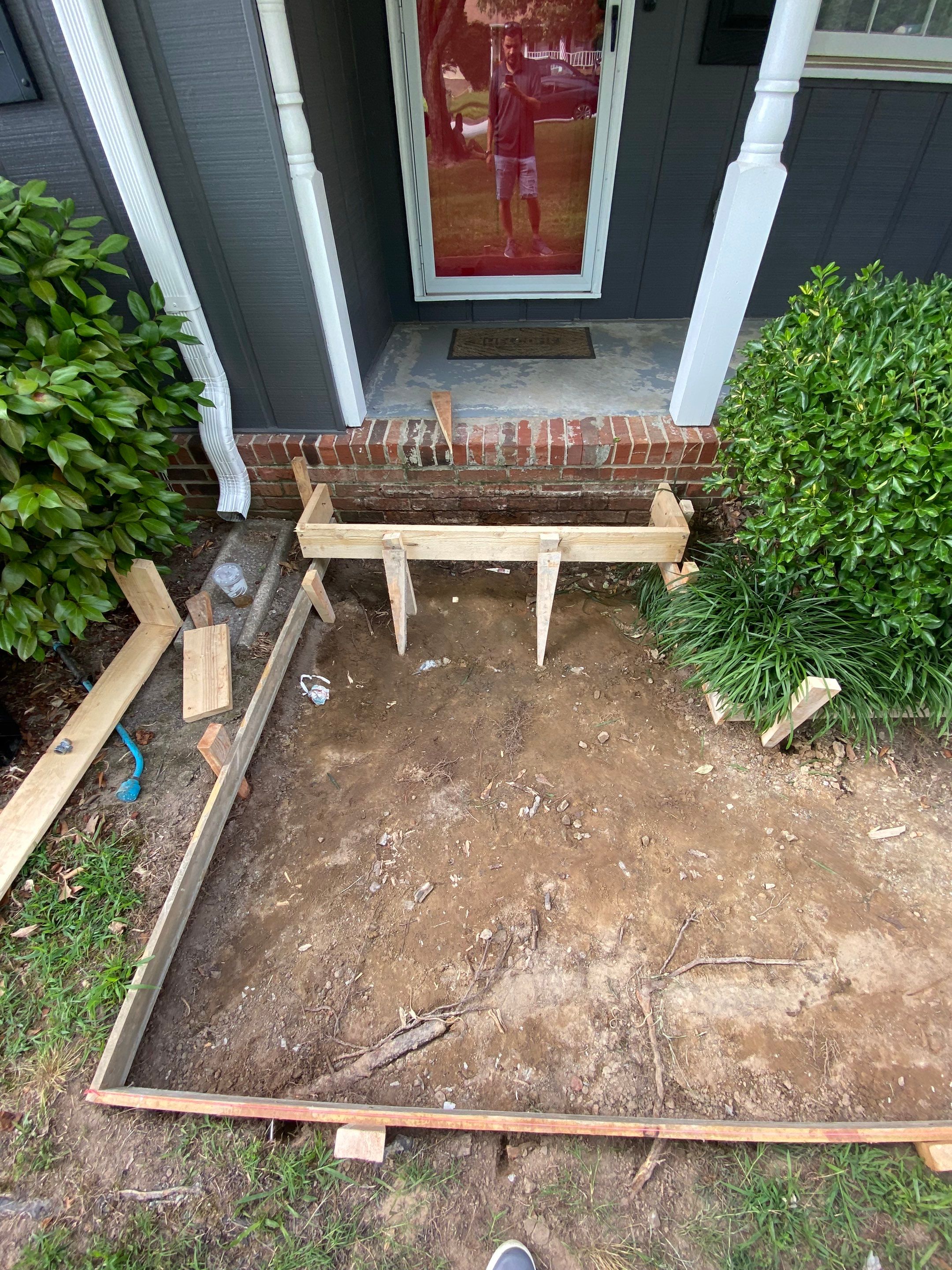 Driveway Replacement and New Concrete Walkway in Snellville by Swift Home Renovations 
