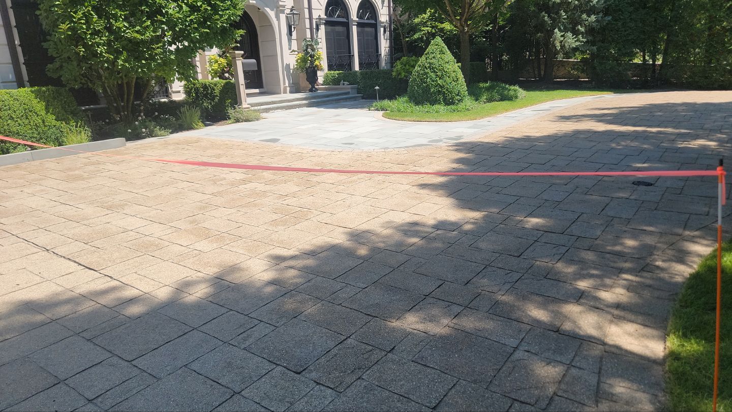 Brick paver clean, sand and seal.  using Surebond SB-1300 by Northern Power Washing LLC.