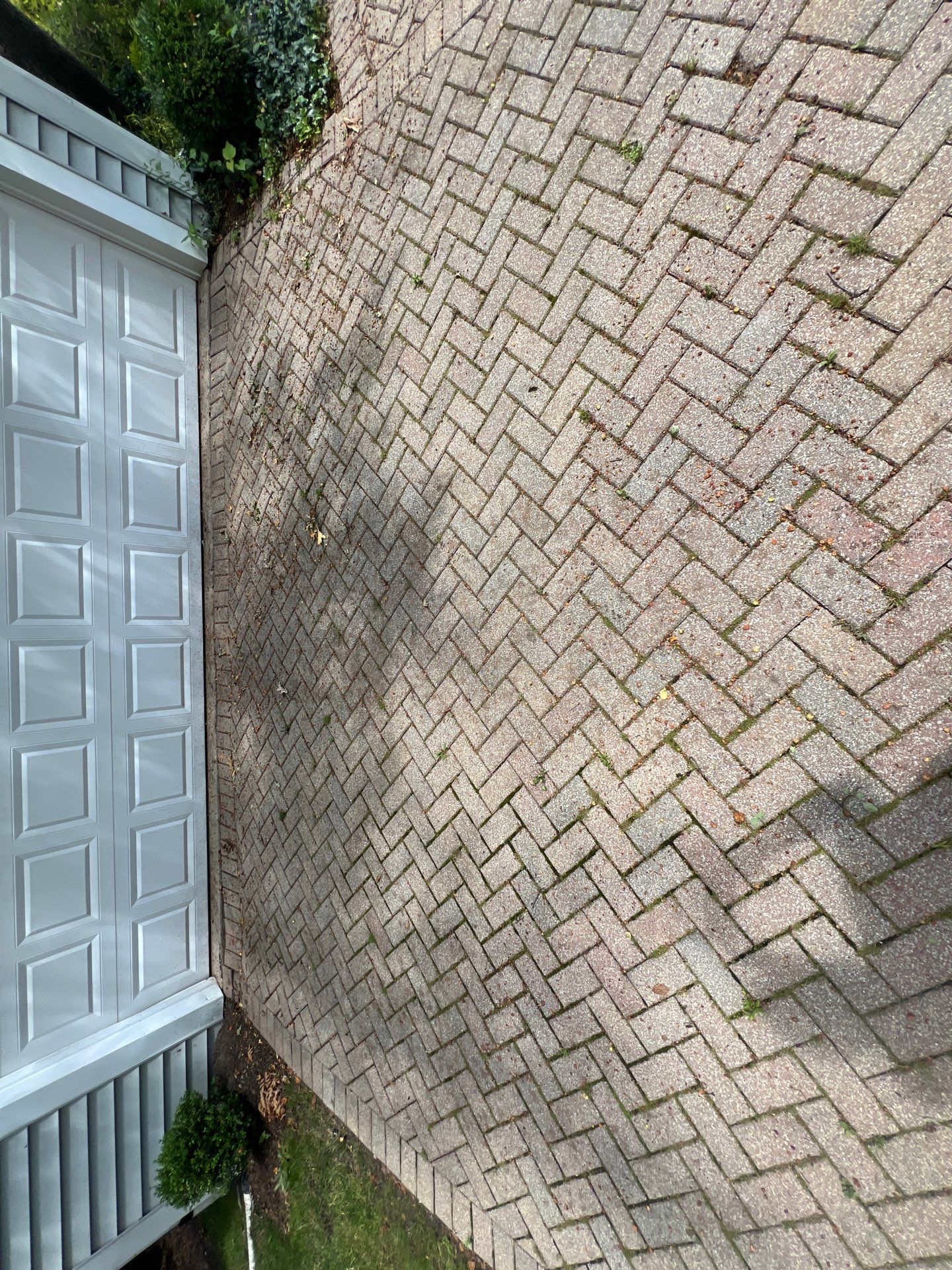 Brick paver clean, sand and seal.  using Polysweep polymeric sand by Northern Power Washing LLC.