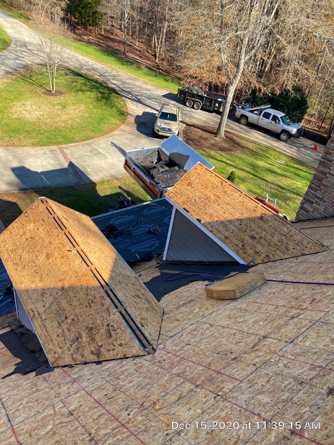 Residential Roofing Installation in Spartanburg, SC using Ceartainteed Landmark Architectural Shingles by Property Assessment