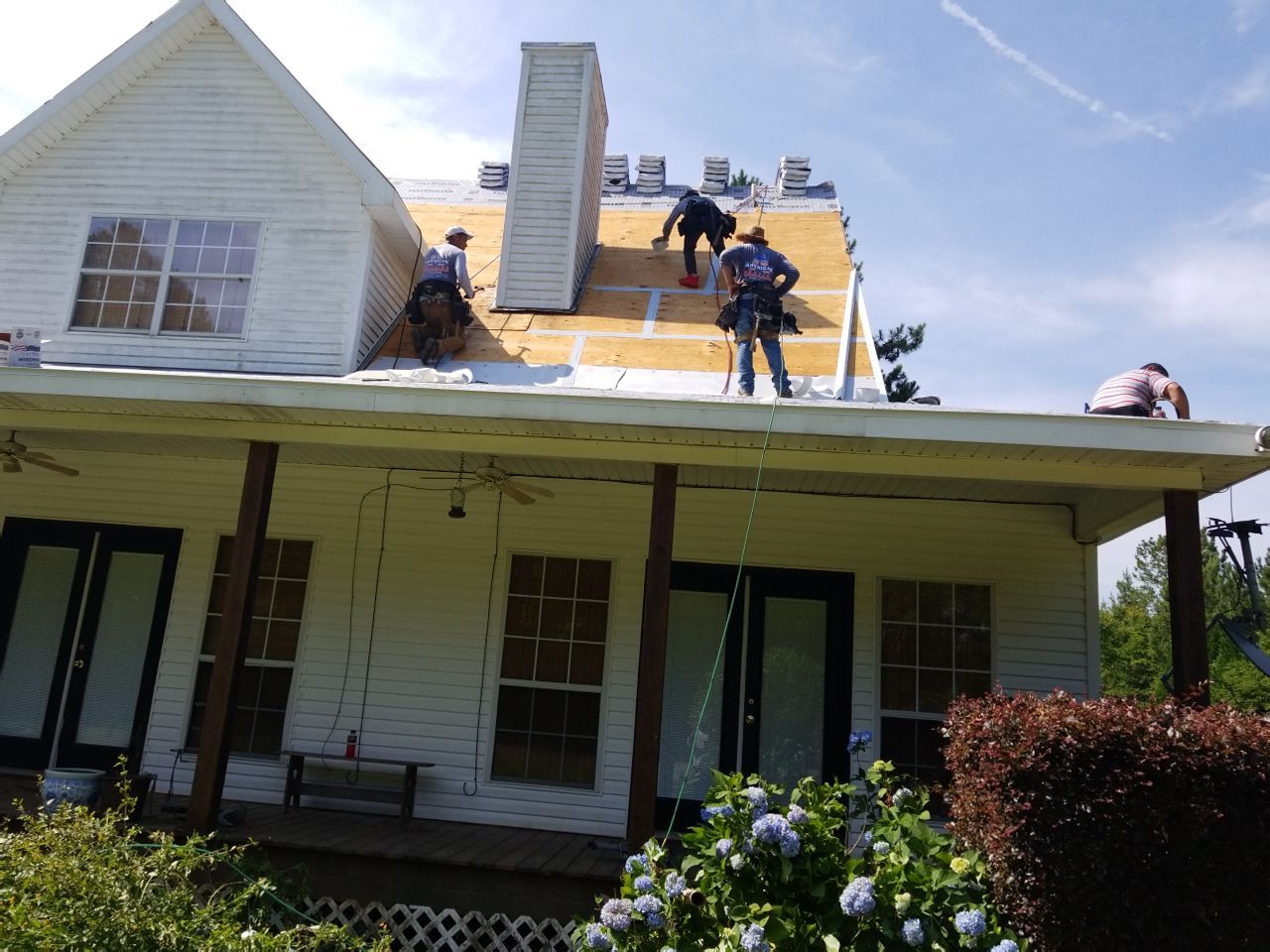 Residential Roofing Installation using Roof Replacement by American Roofing & Construction LLC