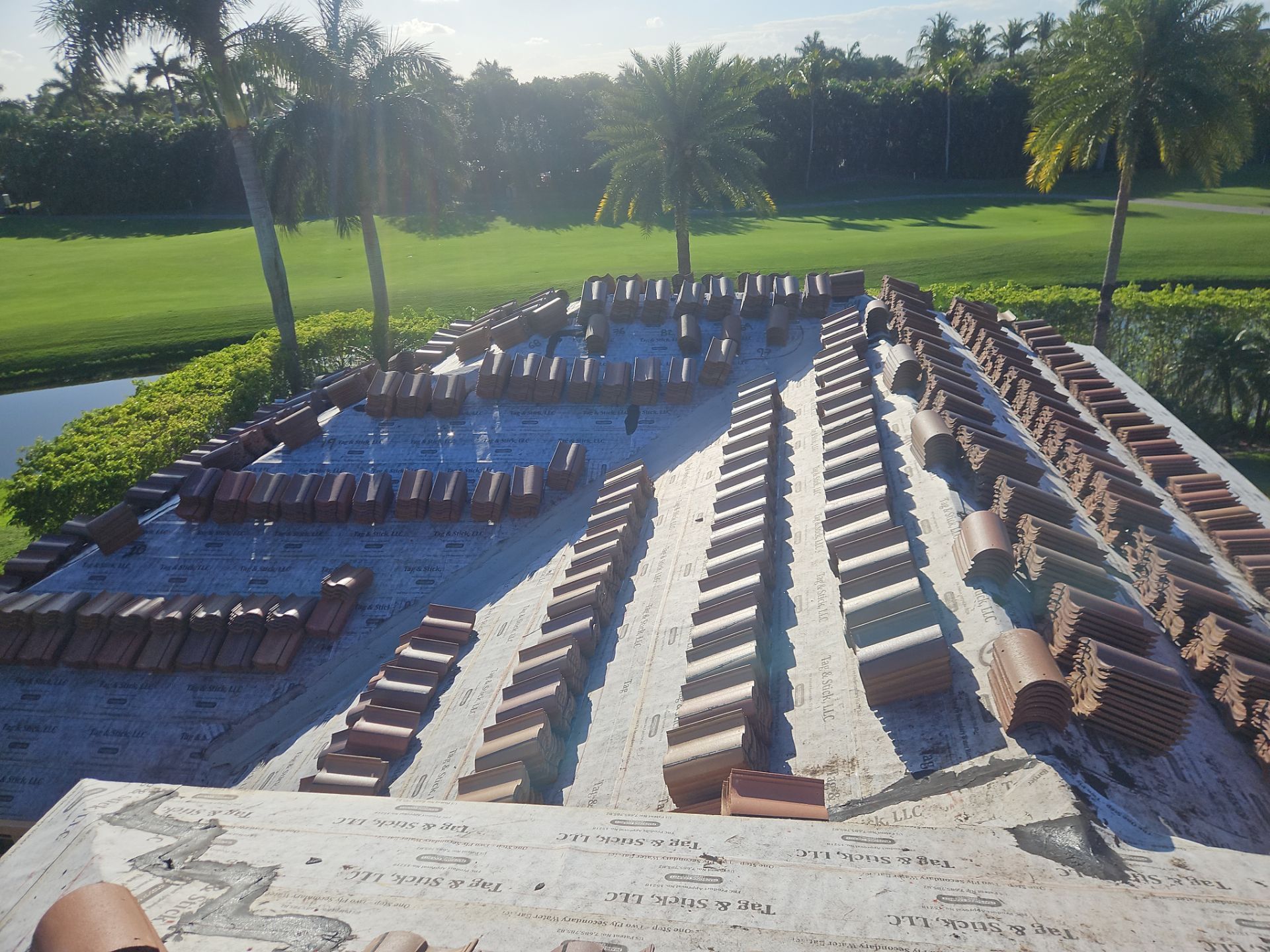 Residential Roofing Installation using Eagle Roofing Tile by BLUES BROTHERS ROOFING