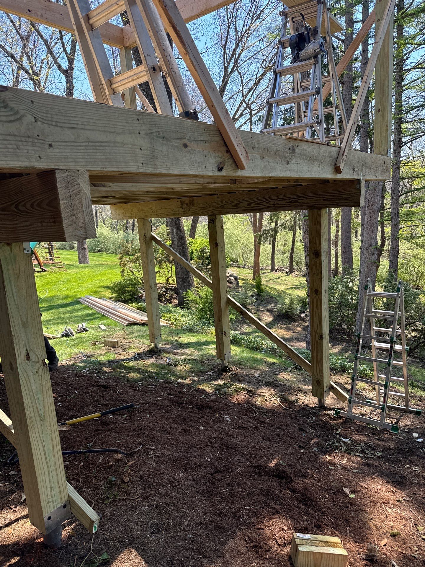 New Deck With a Screened In Porch In Mendham, New Jersey by deck guardian