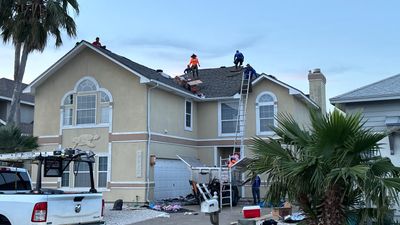 Residential Roofing Installation using Owen's Corning Duration (Lifetime) Shingles