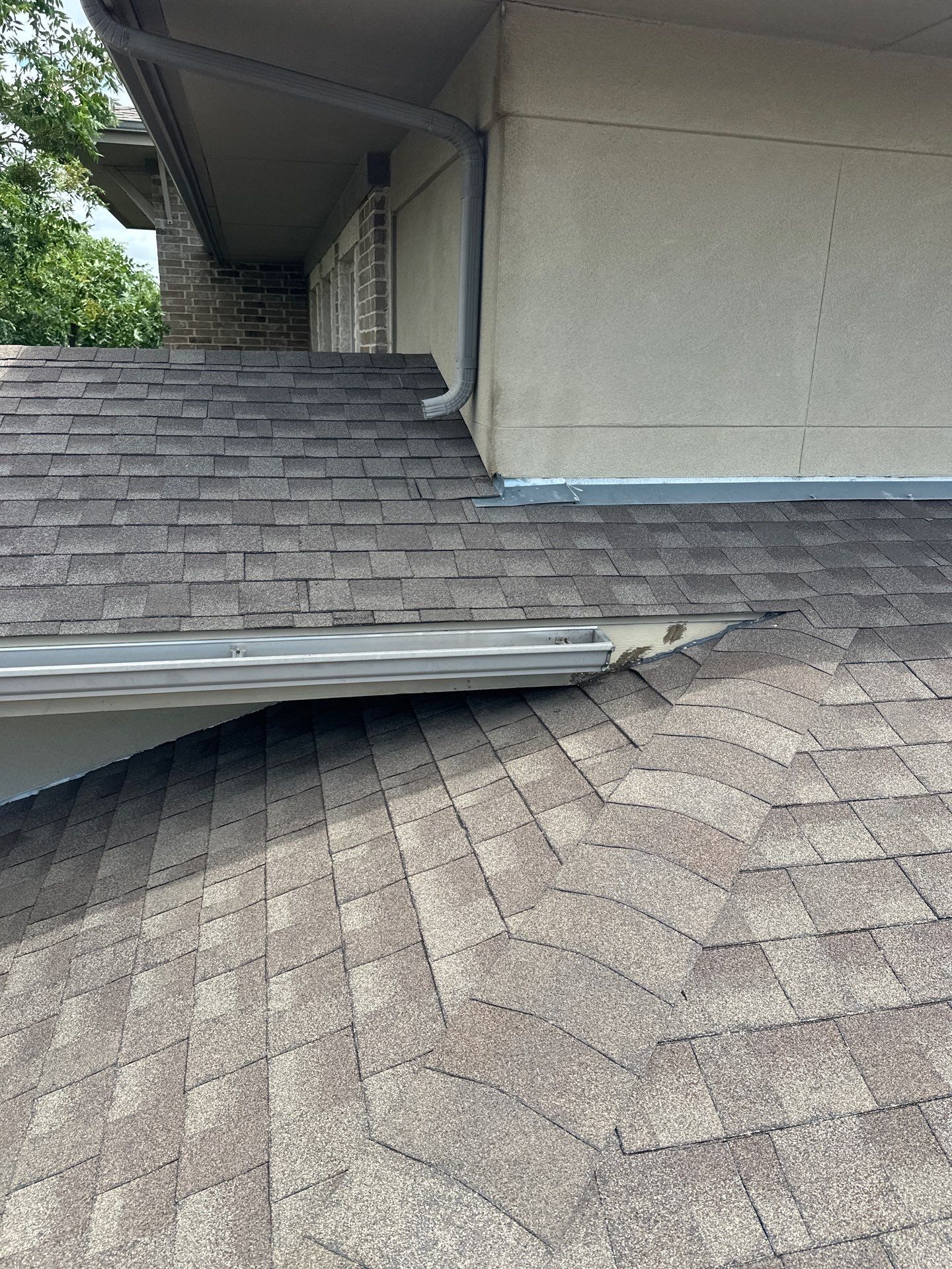 Roof Damage  by Zeus Exteriors