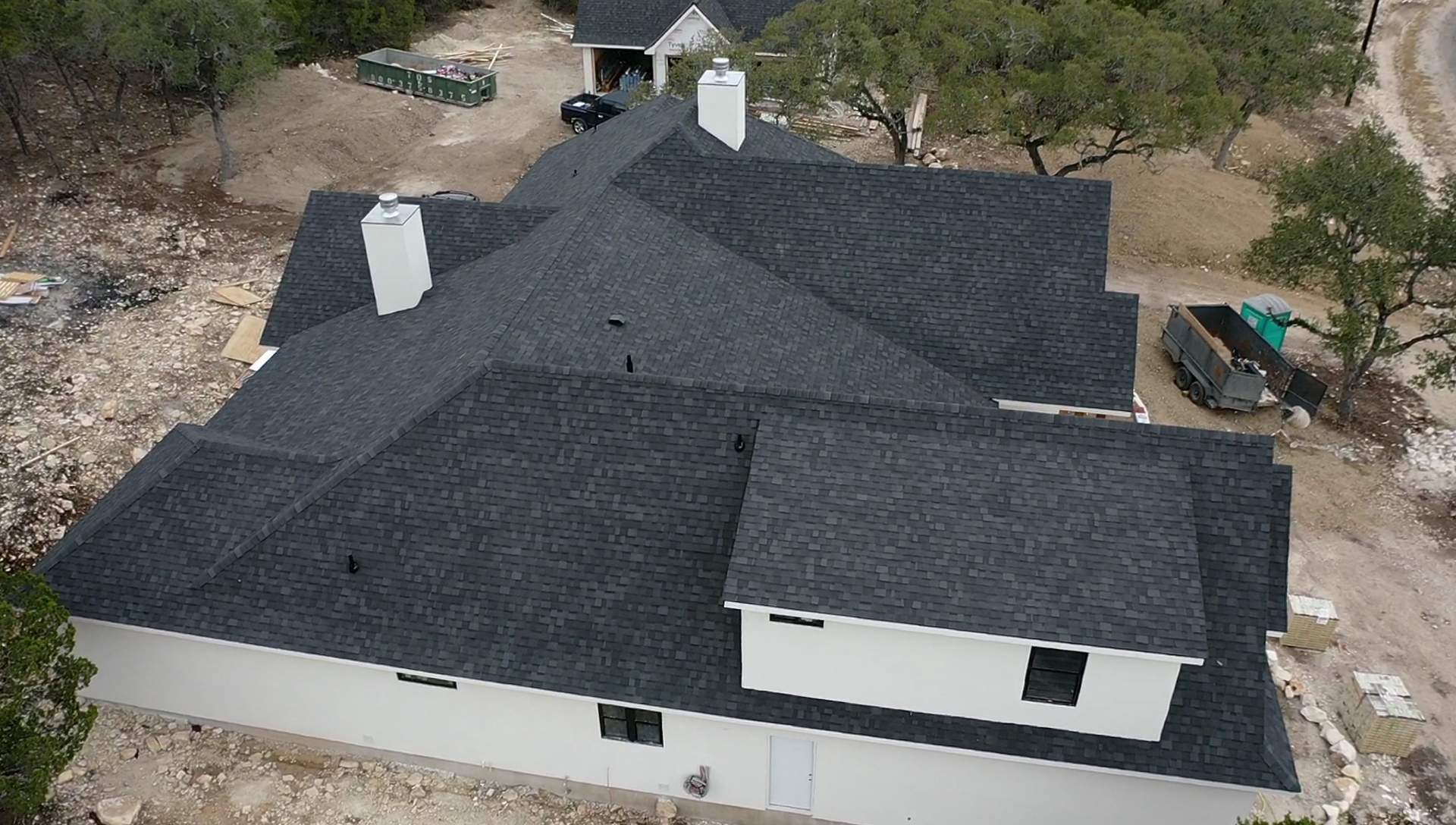 New Home Construction using Owens Corning 30 year Architectural Shingles by Premier Roofing and Contracting