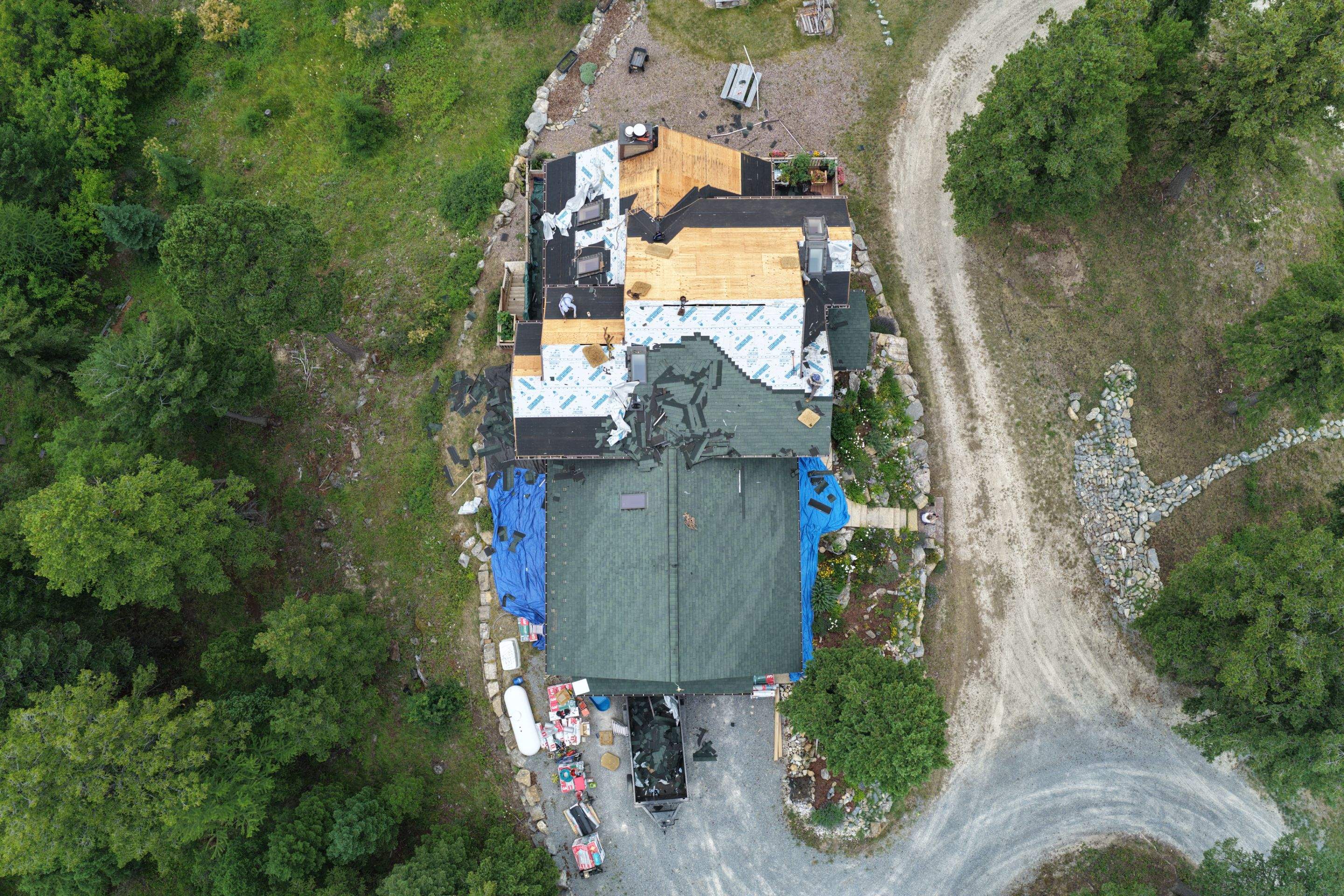 Roof Replacement - GAF Timberline UHDZ - Barkwood  by Montana Roofing Solutions