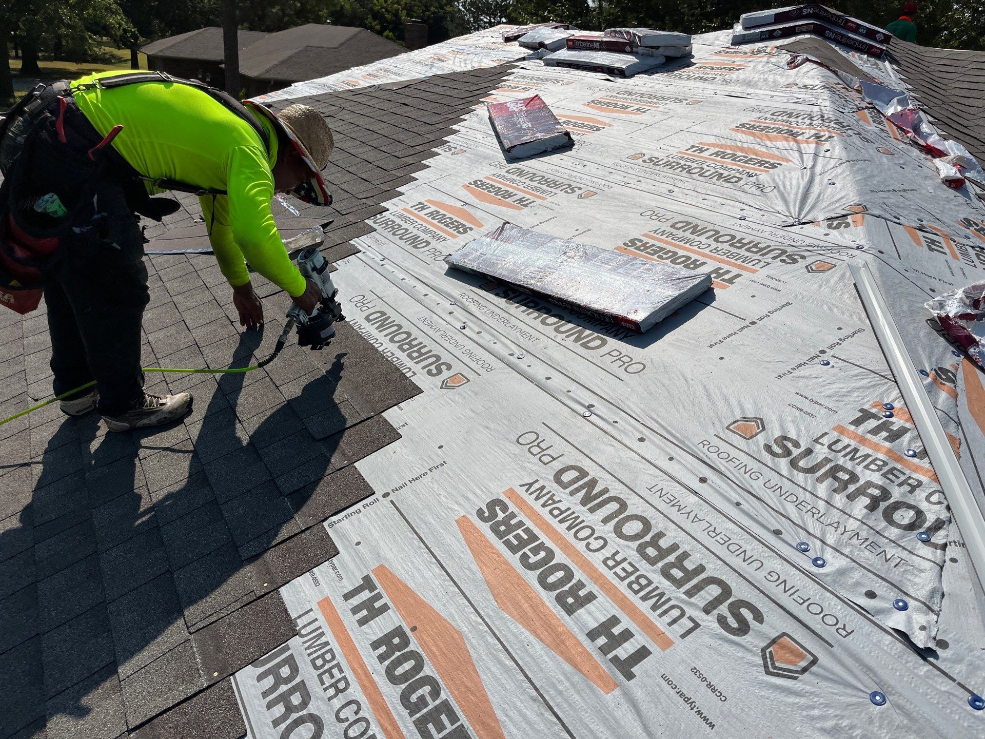 GAF Timberline Architectural Shingle Roof Replacement in Wynnewood by BANA Roofing and Solar Supply