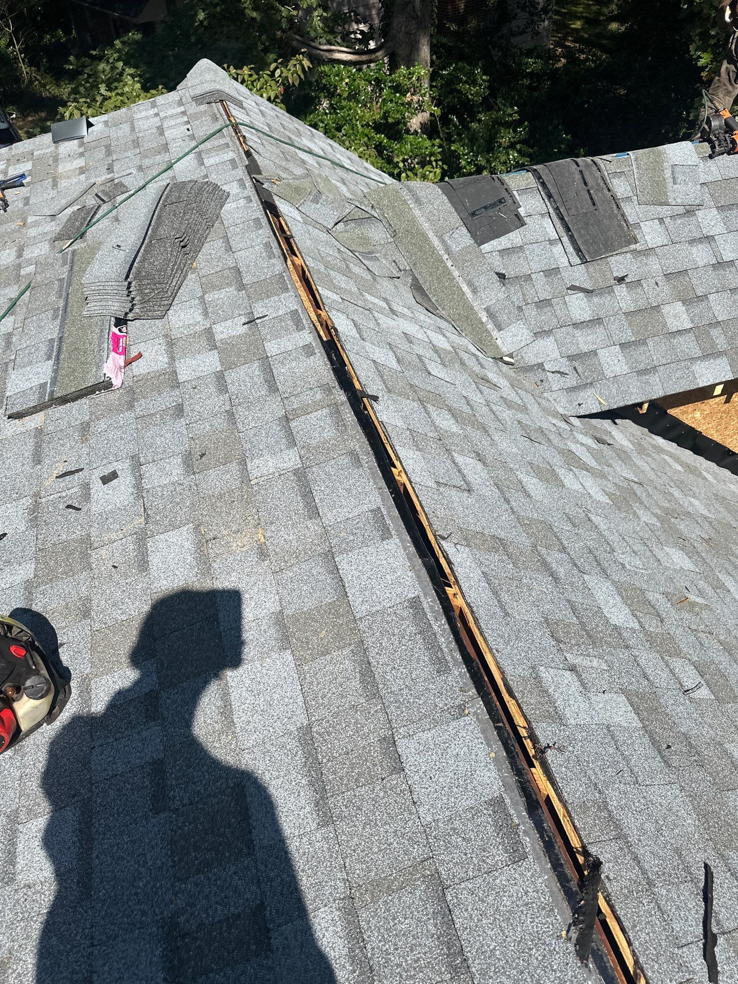 Architectural Shingle Roof Replacement as Part of an Addition by Cade Construction