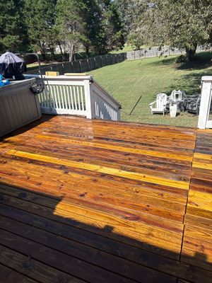 Deck using Wood Sealant