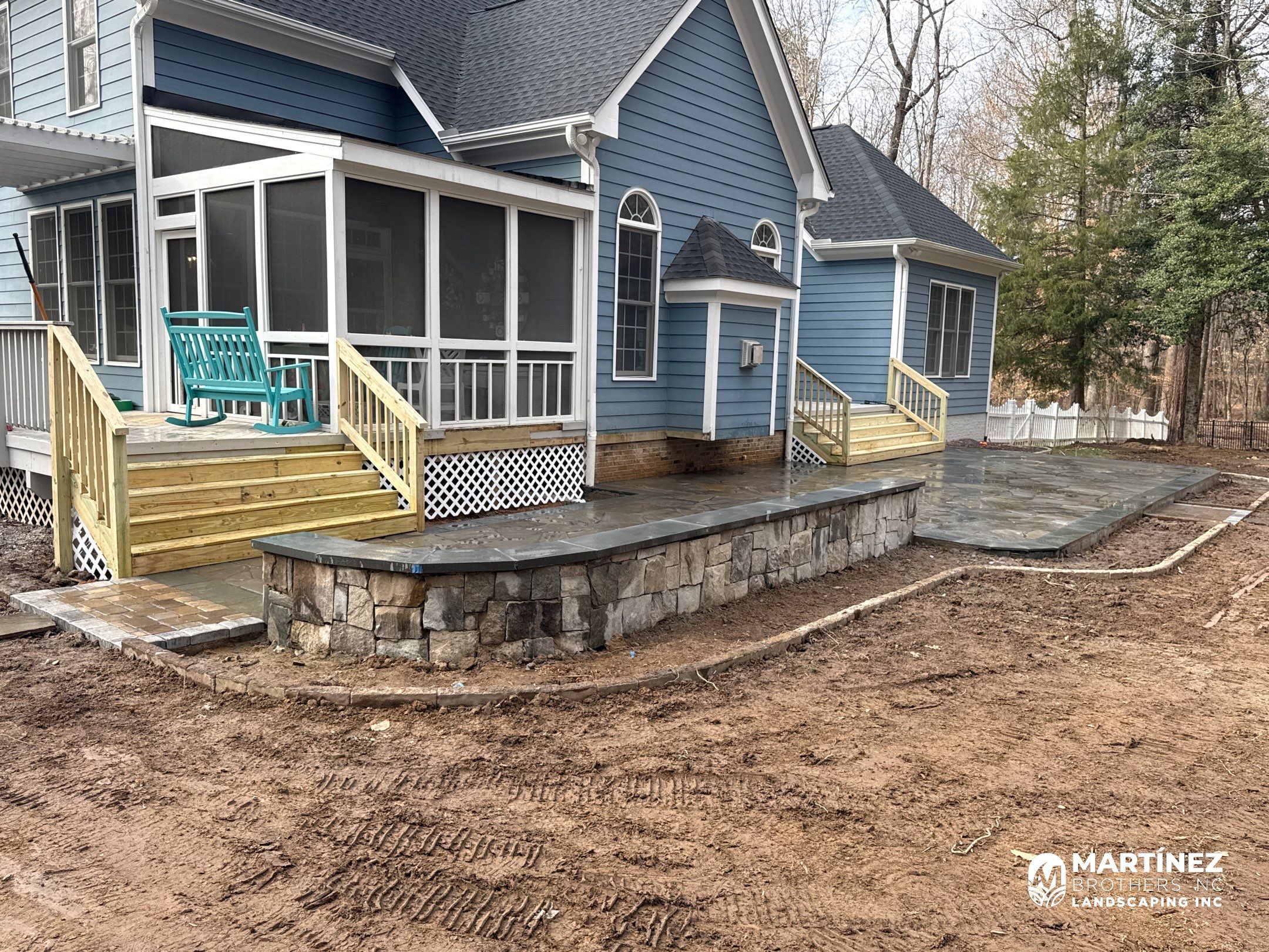 Hardscaping in Pittsboro by Martinez Brother’s Nc Landscaping Inc