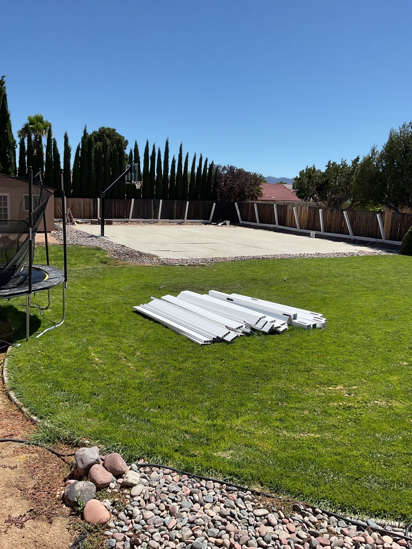 Fence Installation using Vinyl by Fence Guys Inc.