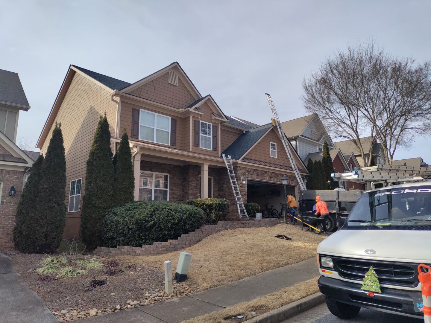 Residential Roofing Installation using Owens Corning by Inspector Roofing and Restoration